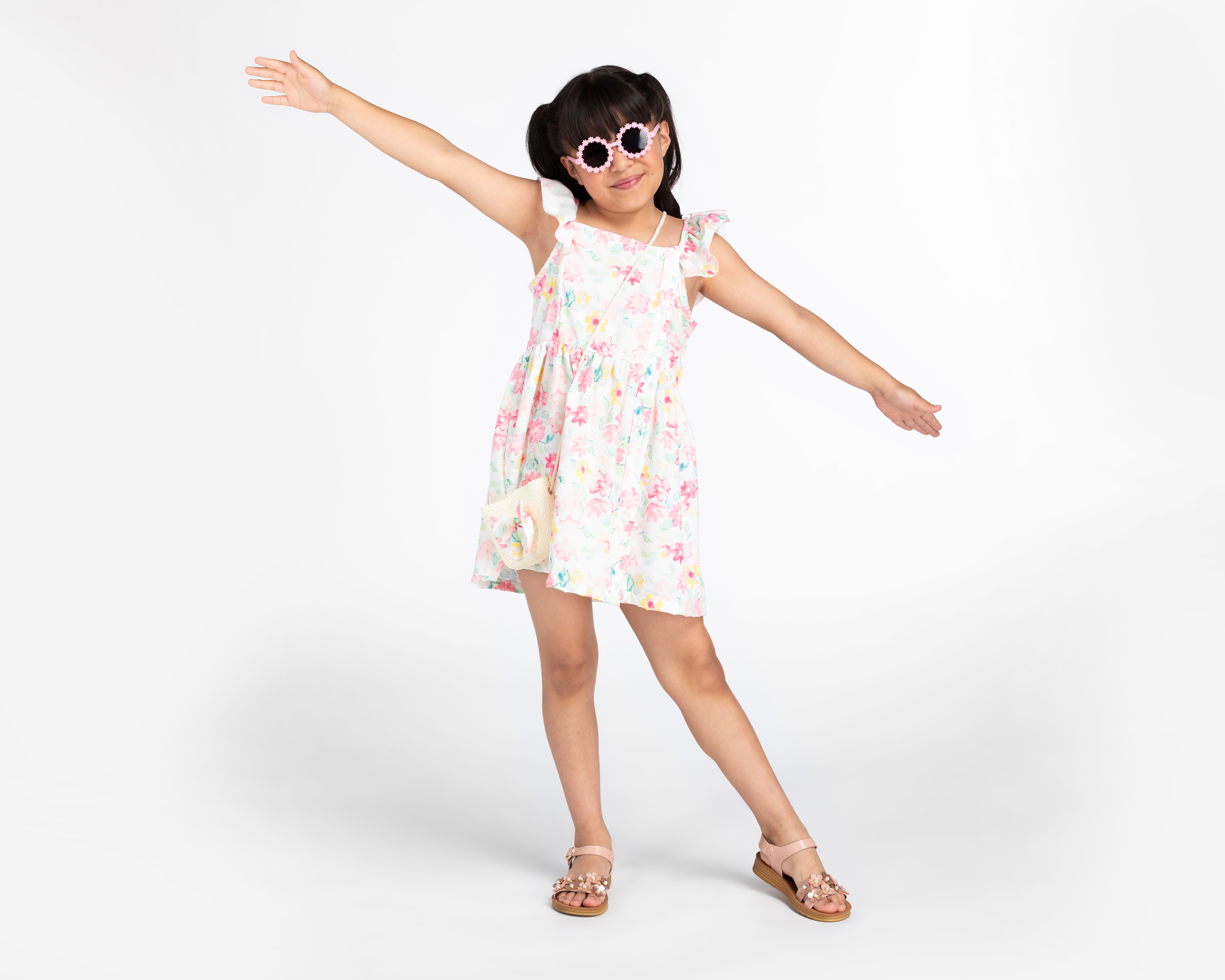 Foto 3 | Foto 3 | Vestido Multicolor Girls Attitude para Niña con Bolsa