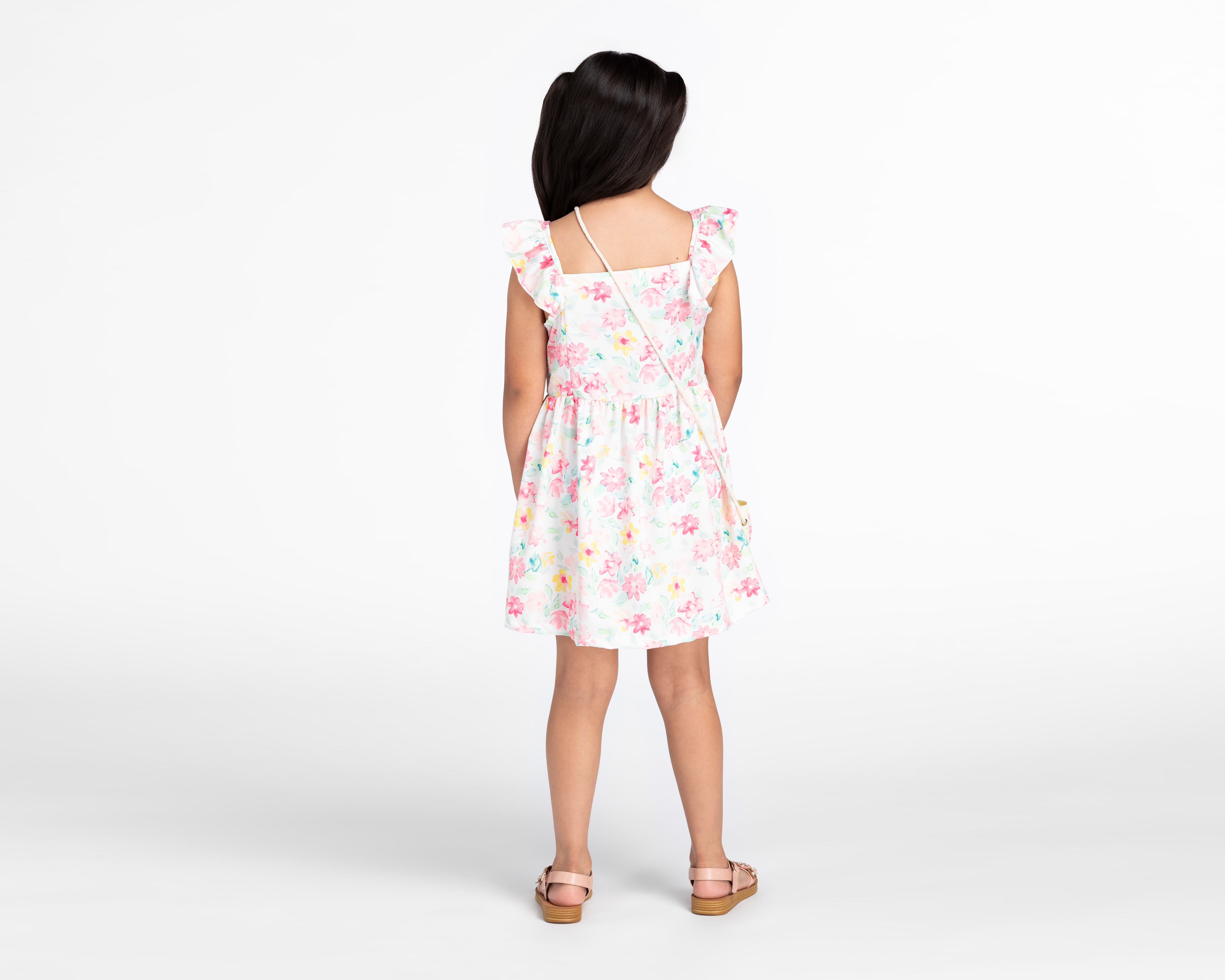 Foto 5 pulgar | Foto 4 | Vestido Multicolor Girls Attitude para Niña con Bolsa