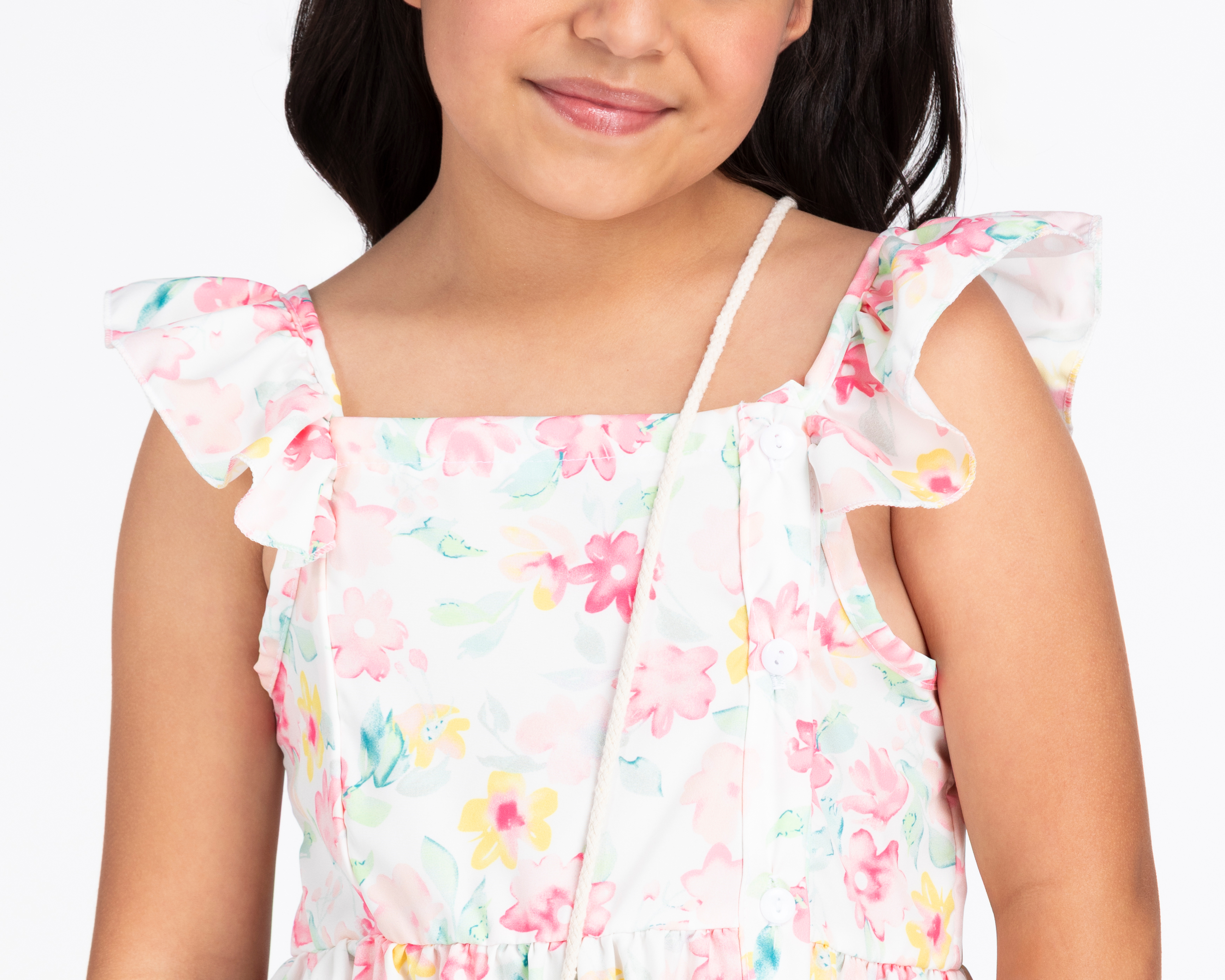 Foto 6 pulgar | Foto 5 | Vestido Multicolor Girls Attitude para Niña con Bolsa