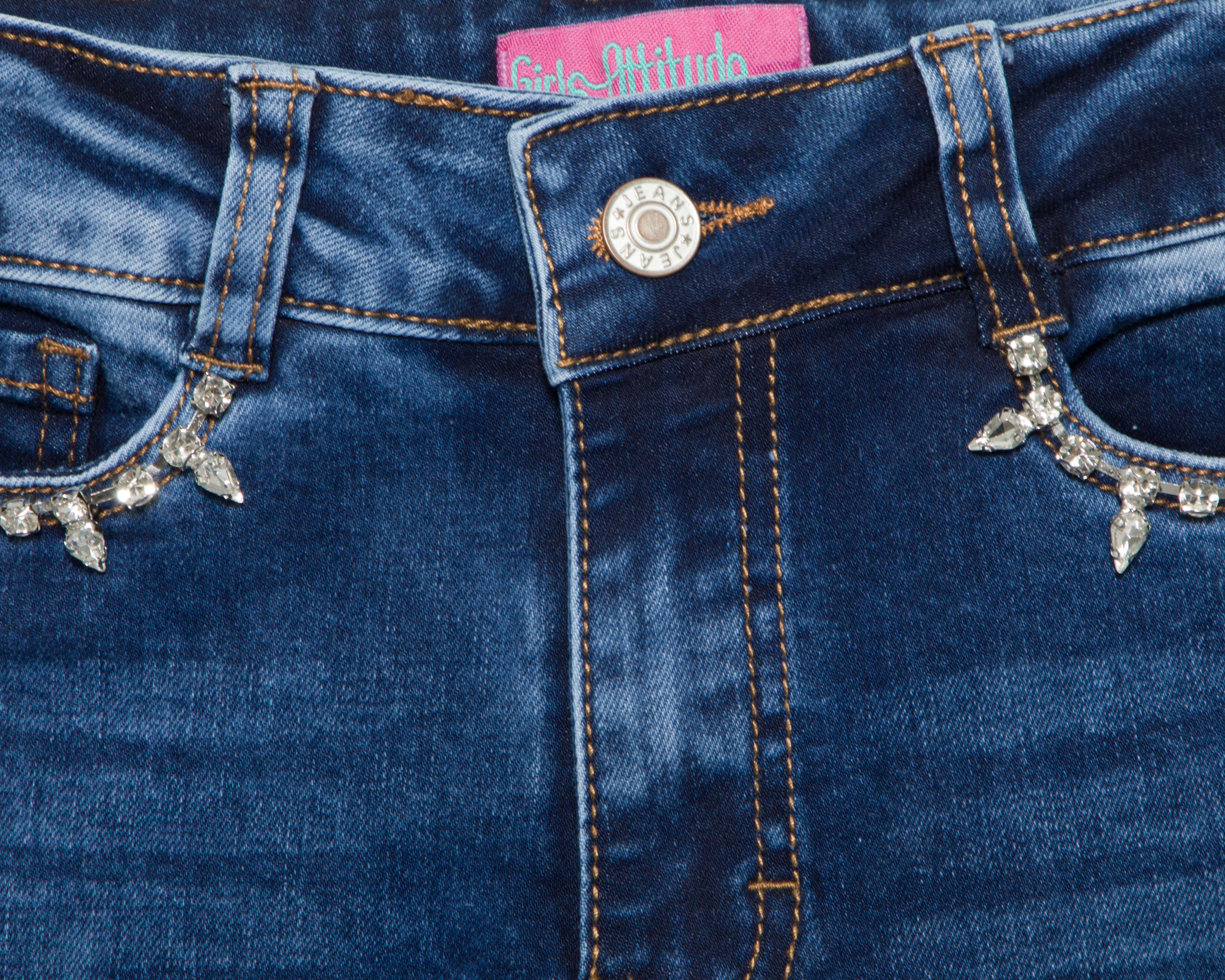 Foto 4 pulgar | Foto 3 | Pantalón Girls Attitude Flare para Niña