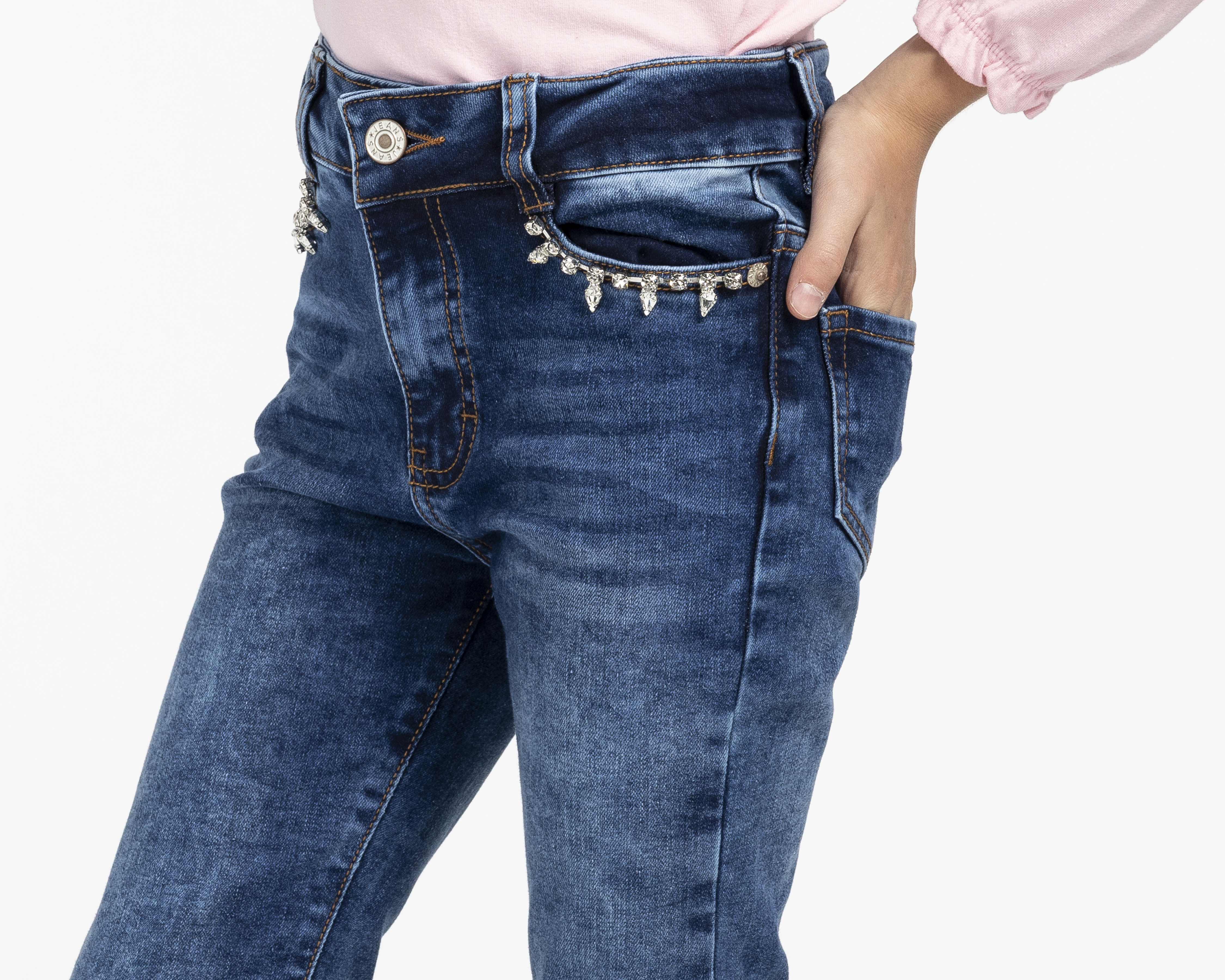 Foto 5 pulgar | Foto 4 | Pantalón Girls Attitude Flare para Niña