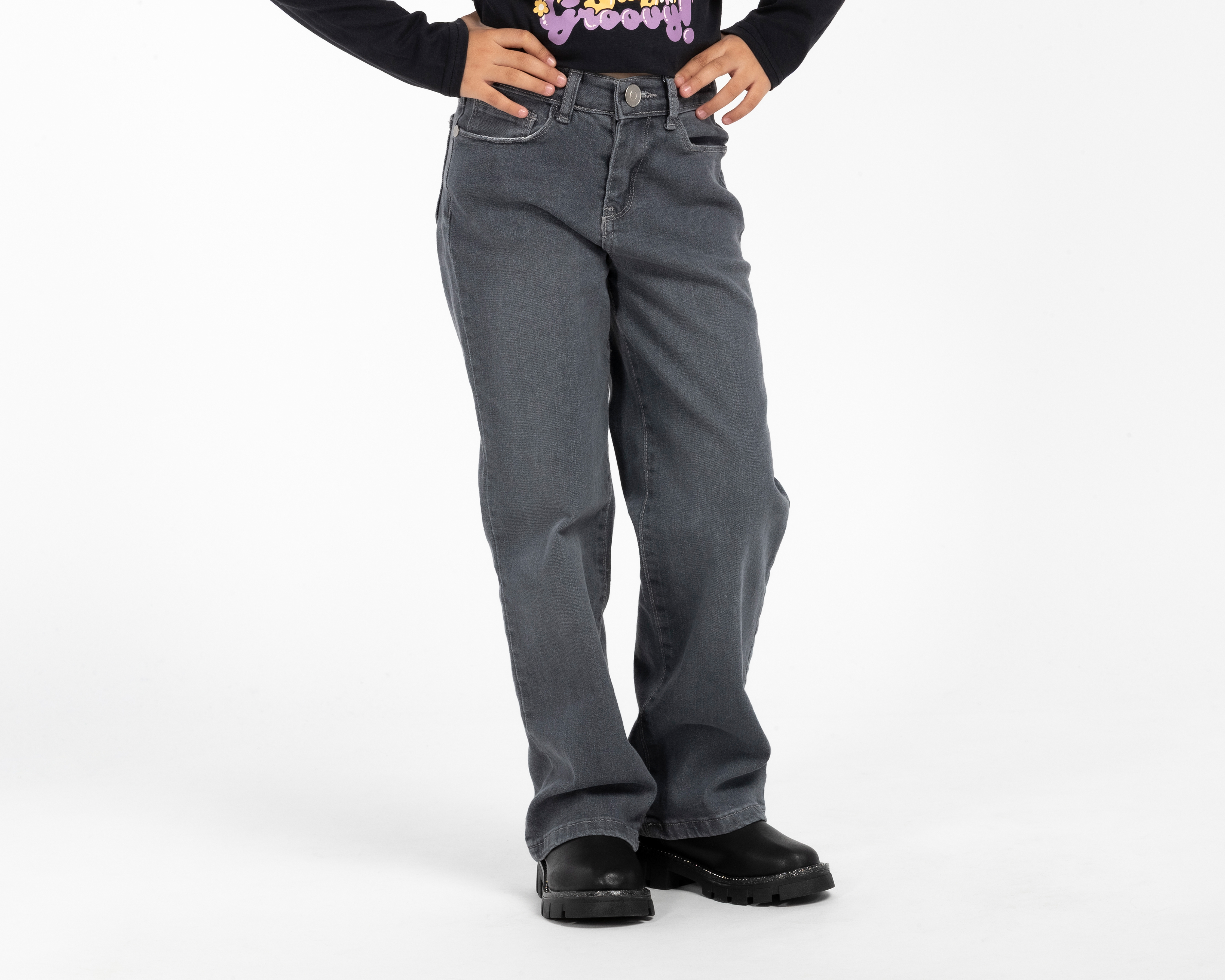 Pantalón Lucky Star Wide Leg para Niña