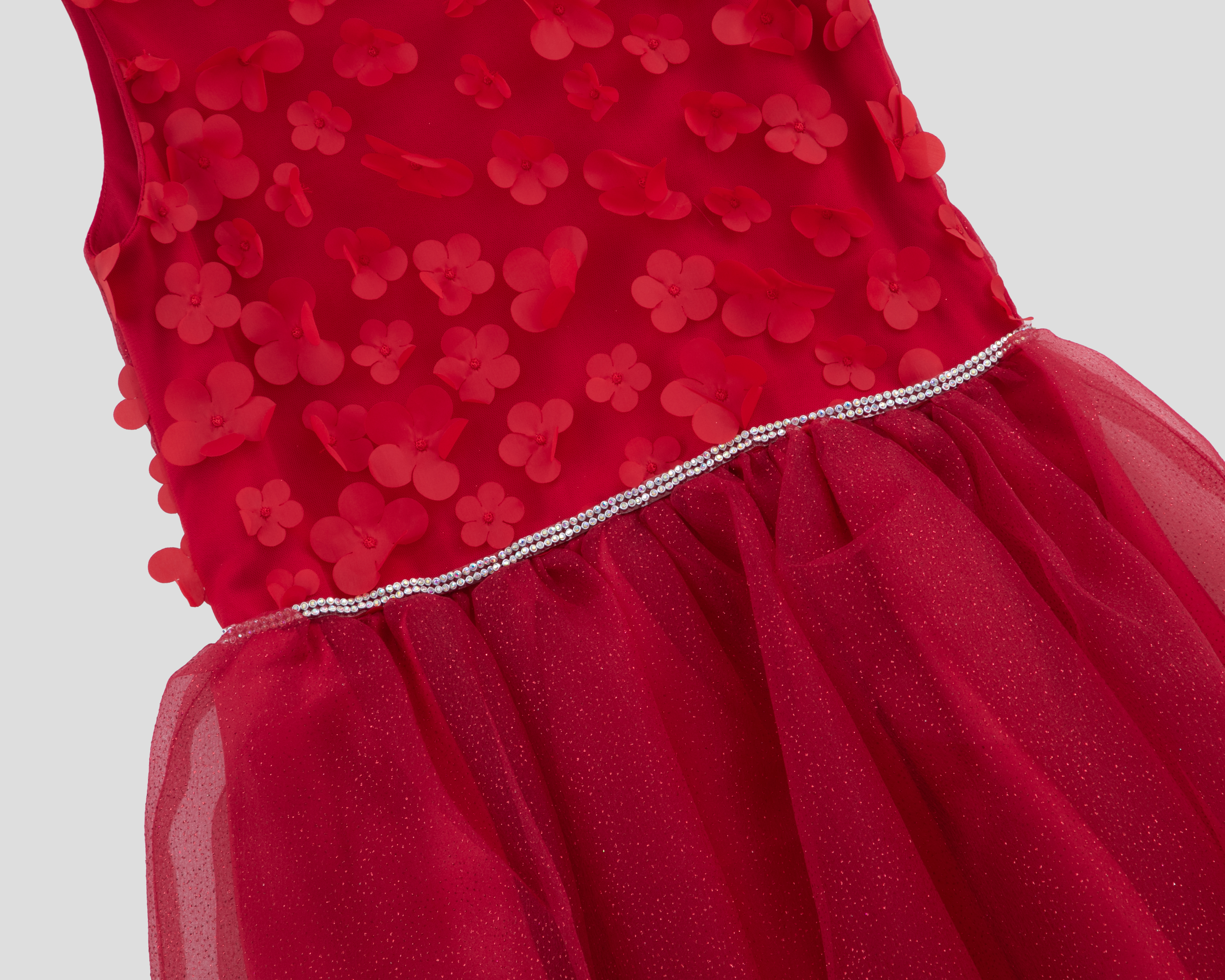 Foto 4 pulgar | Foto 3 | Vestido Rojo Girls Attitude para Niña