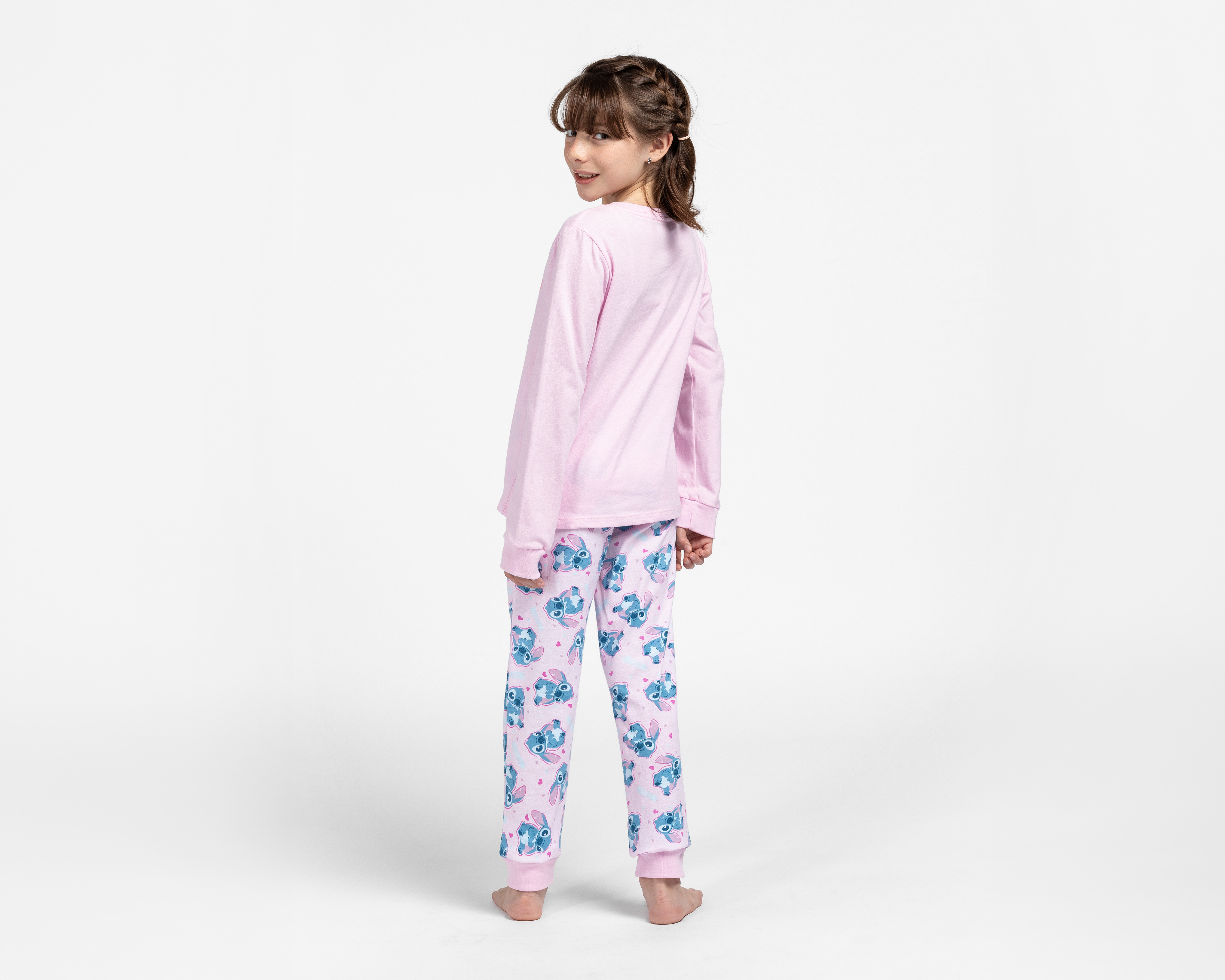 Foto 3 pulgar | Foto 2 | Pijama para Niña Lilo & Stitch Disney