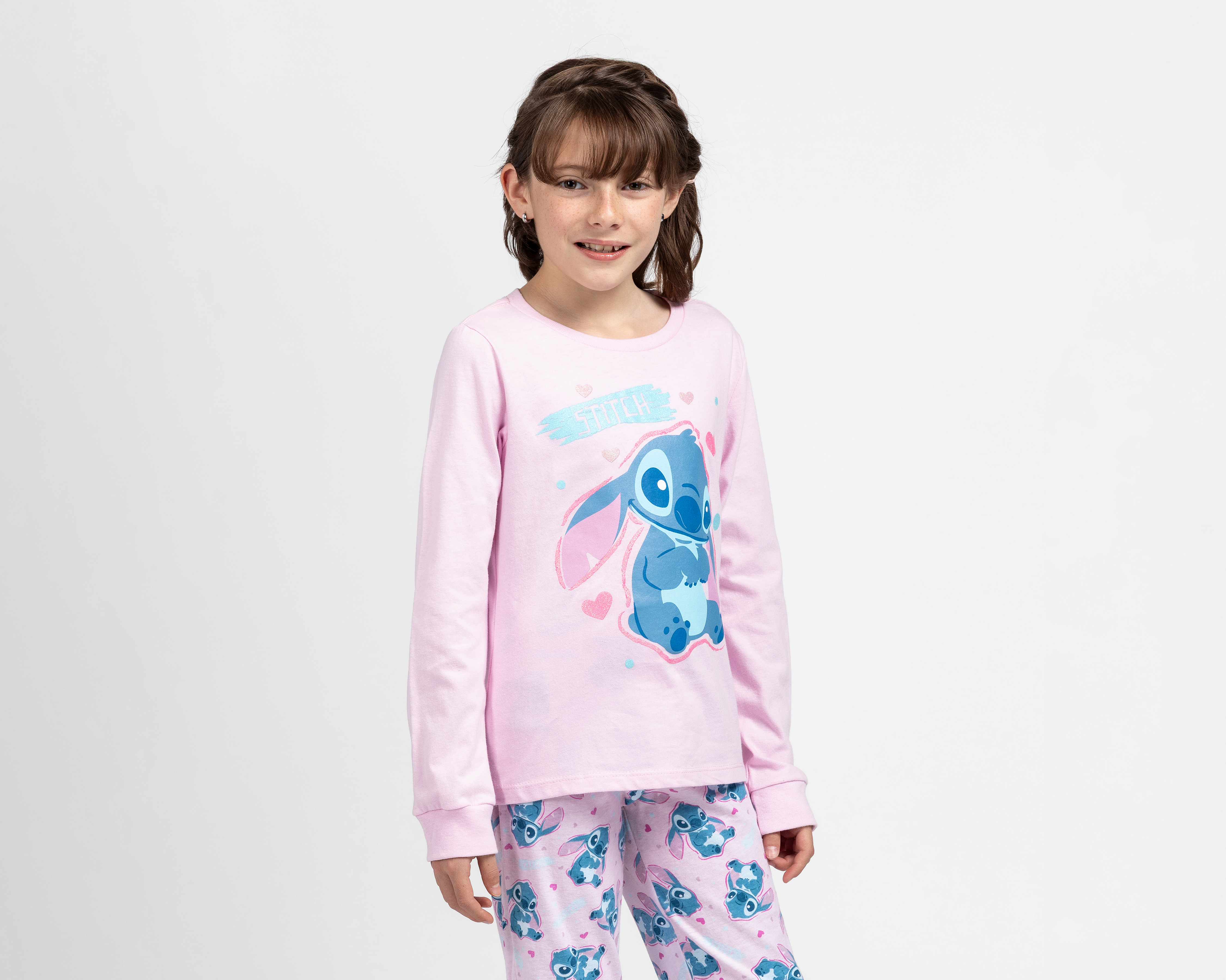 Foto 4 pulgar | Foto 3 | Pijama para Niña Lilo & Stitch Disney