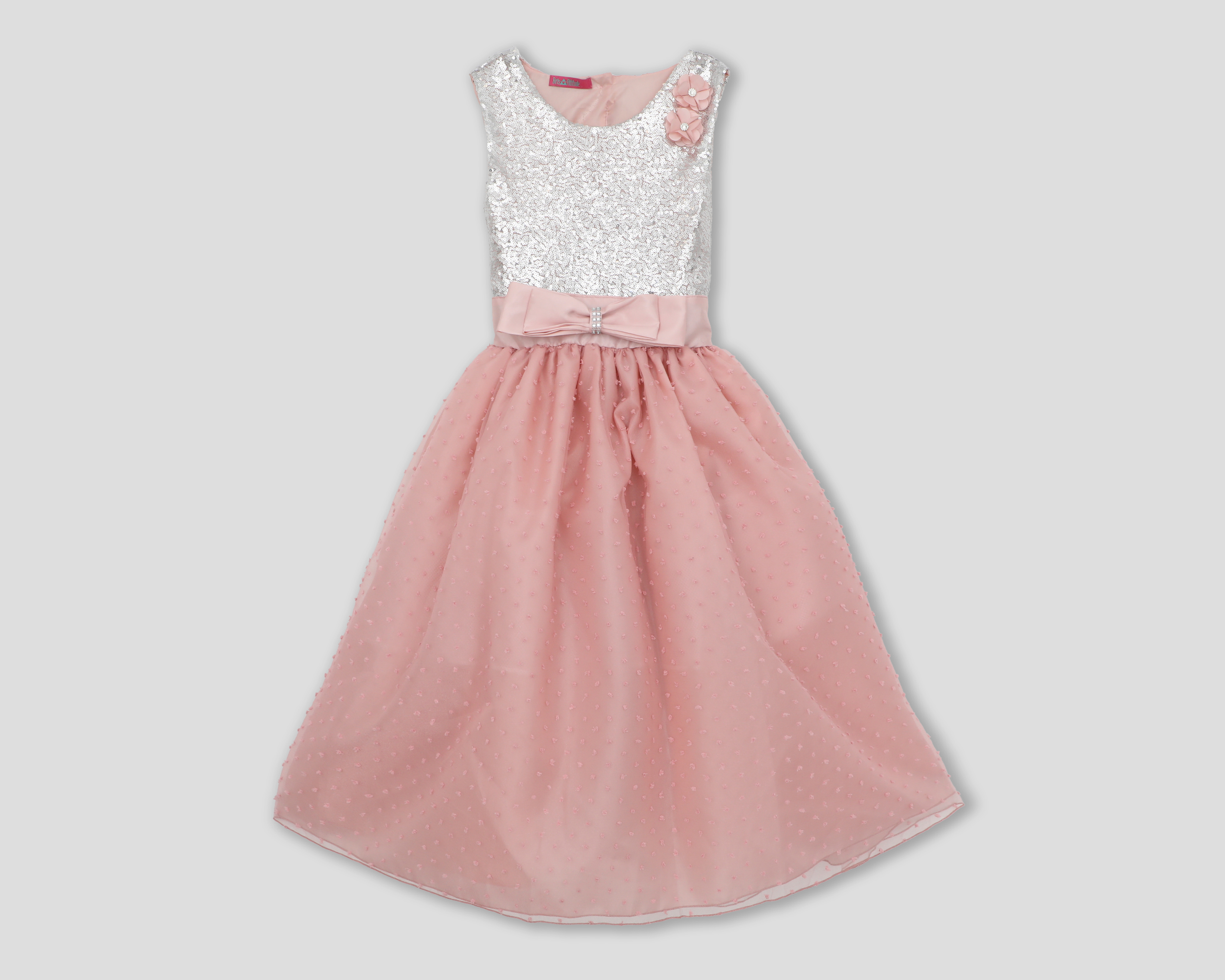 Foto 2 pulgar | Foto 1 | Vestido Rosa Girls Attitude para Niña