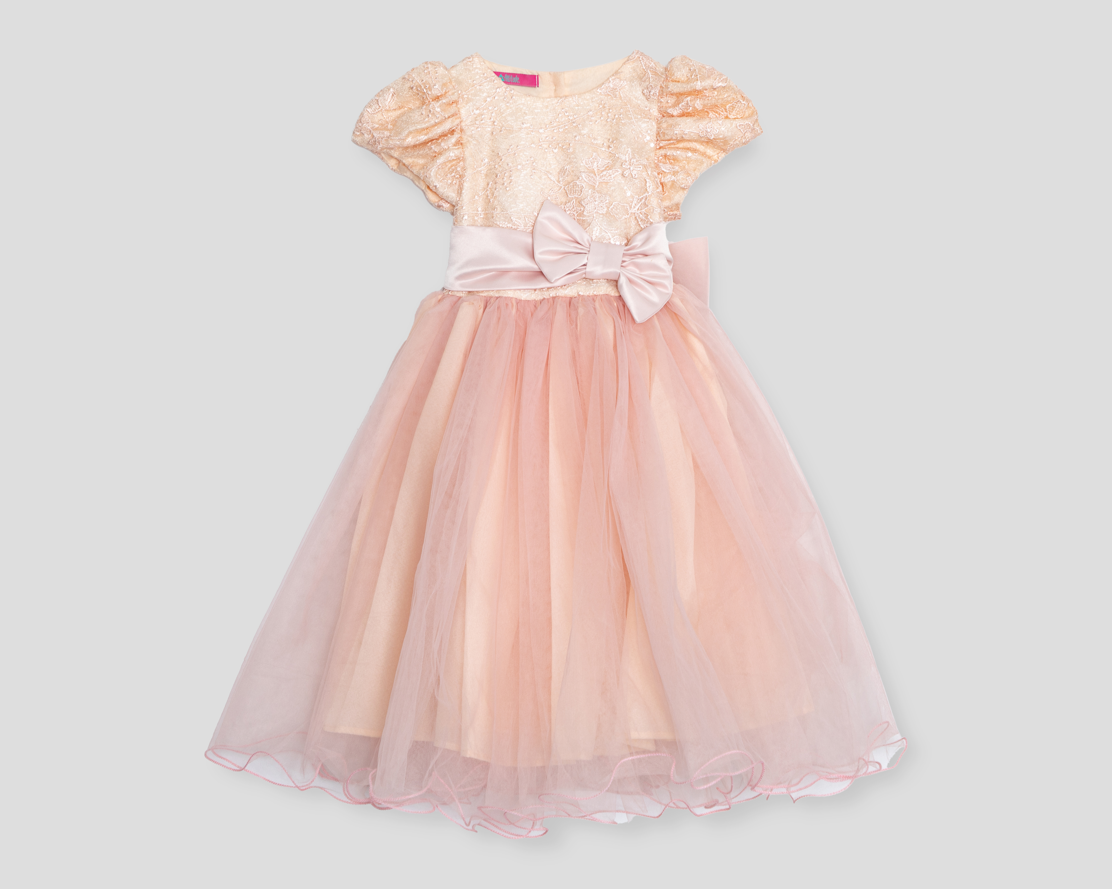 Vestido de Fiesta Girls Attitude con Moño para Niña