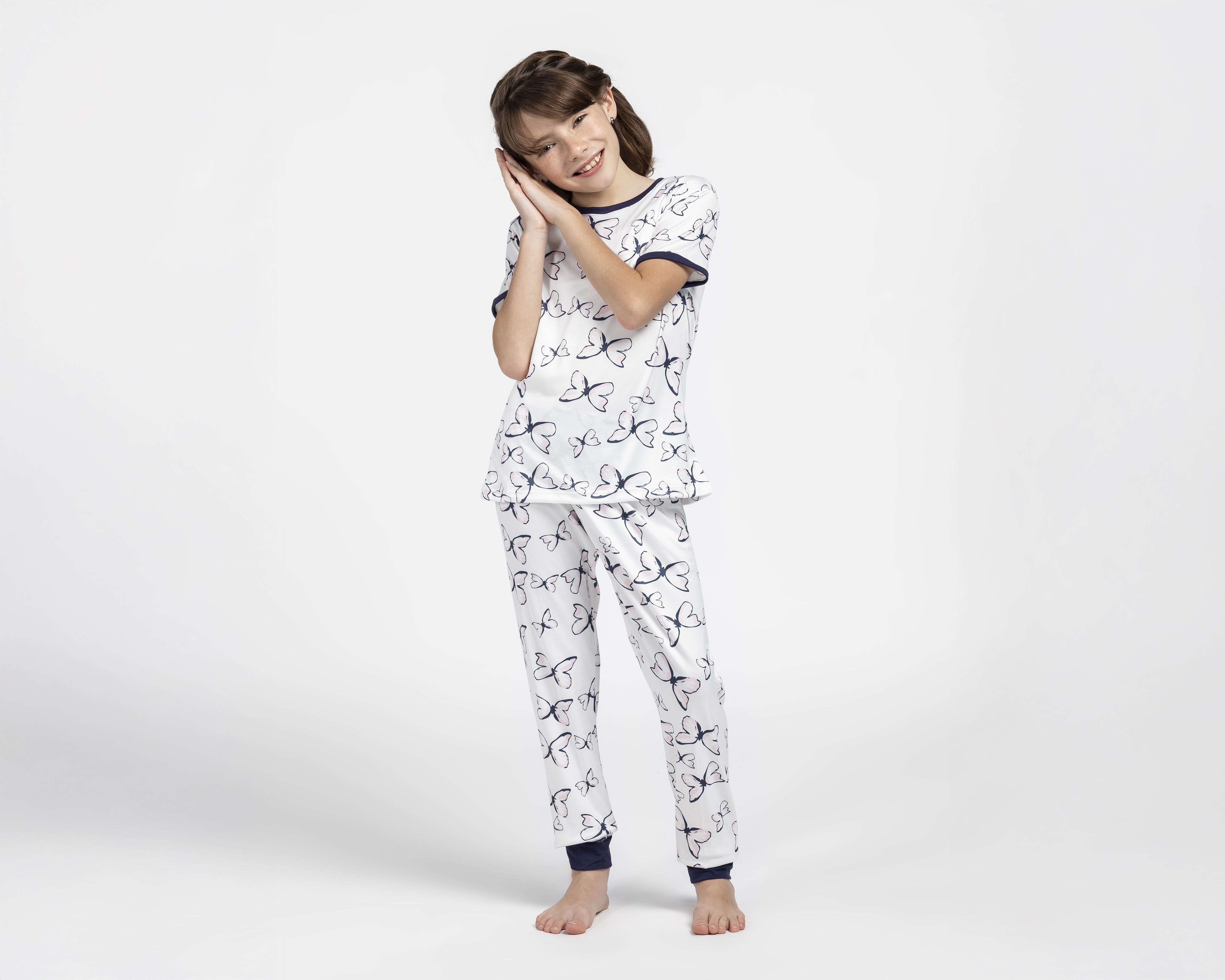 Foto 2 pulgar | Foto 1 | Pijama para Niña de Mariposa Girls Attitude