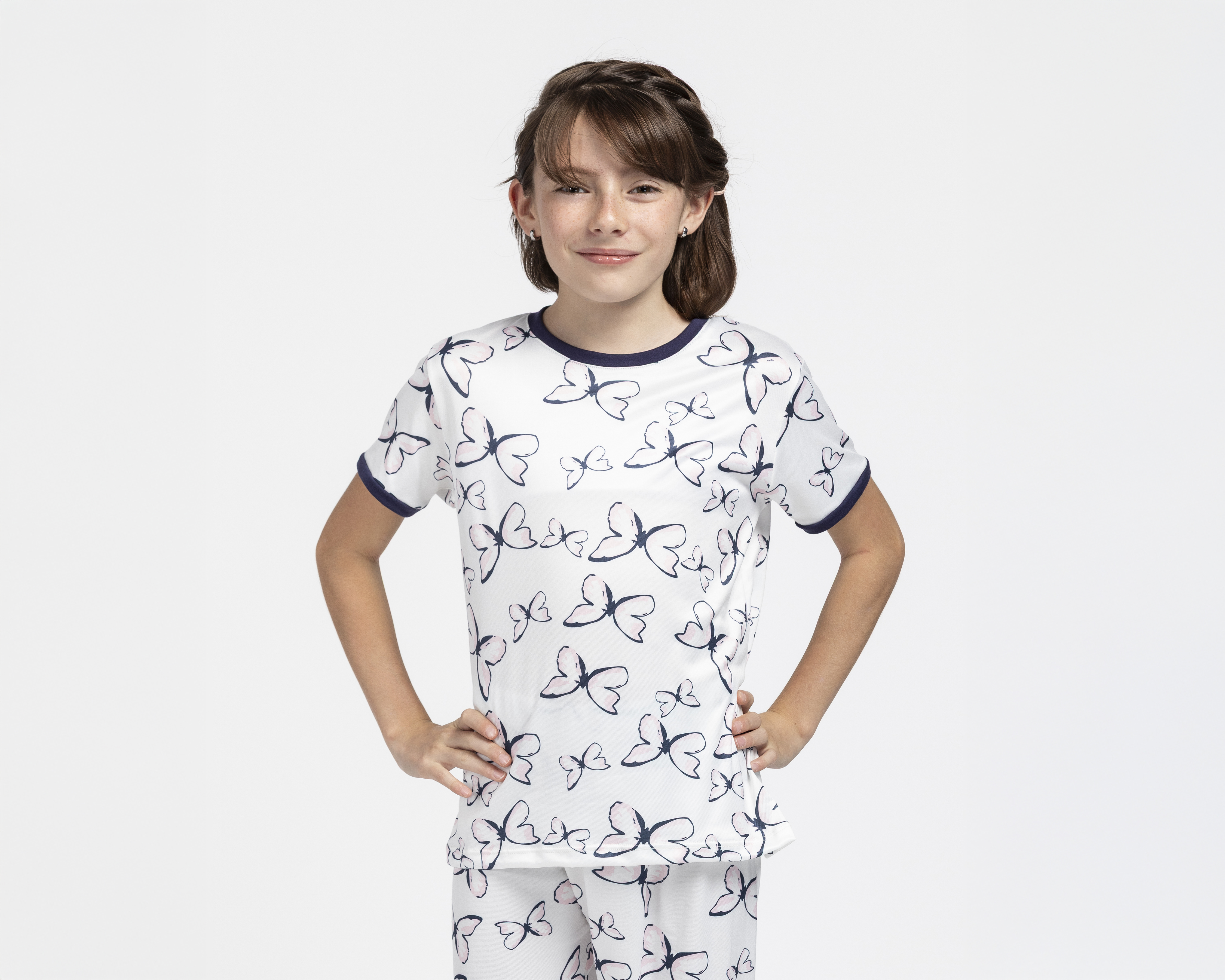 Foto 4 pulgar | Foto 3 | Pijama para Niña de Mariposa Girls Attitude