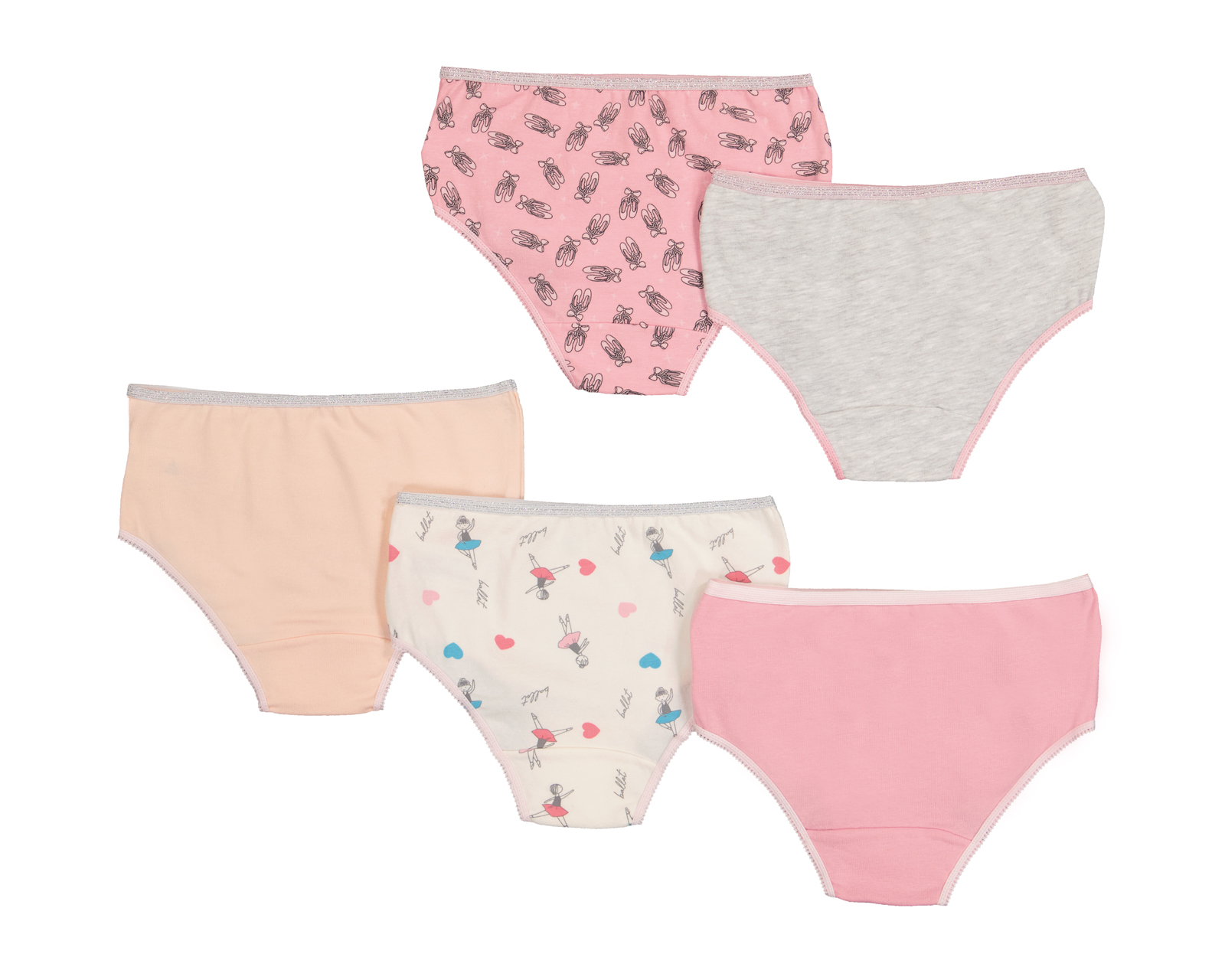 Foto 3 pulgar | Foto 2 | Pantaleta Girls Attitude para Niña 5 Piezas