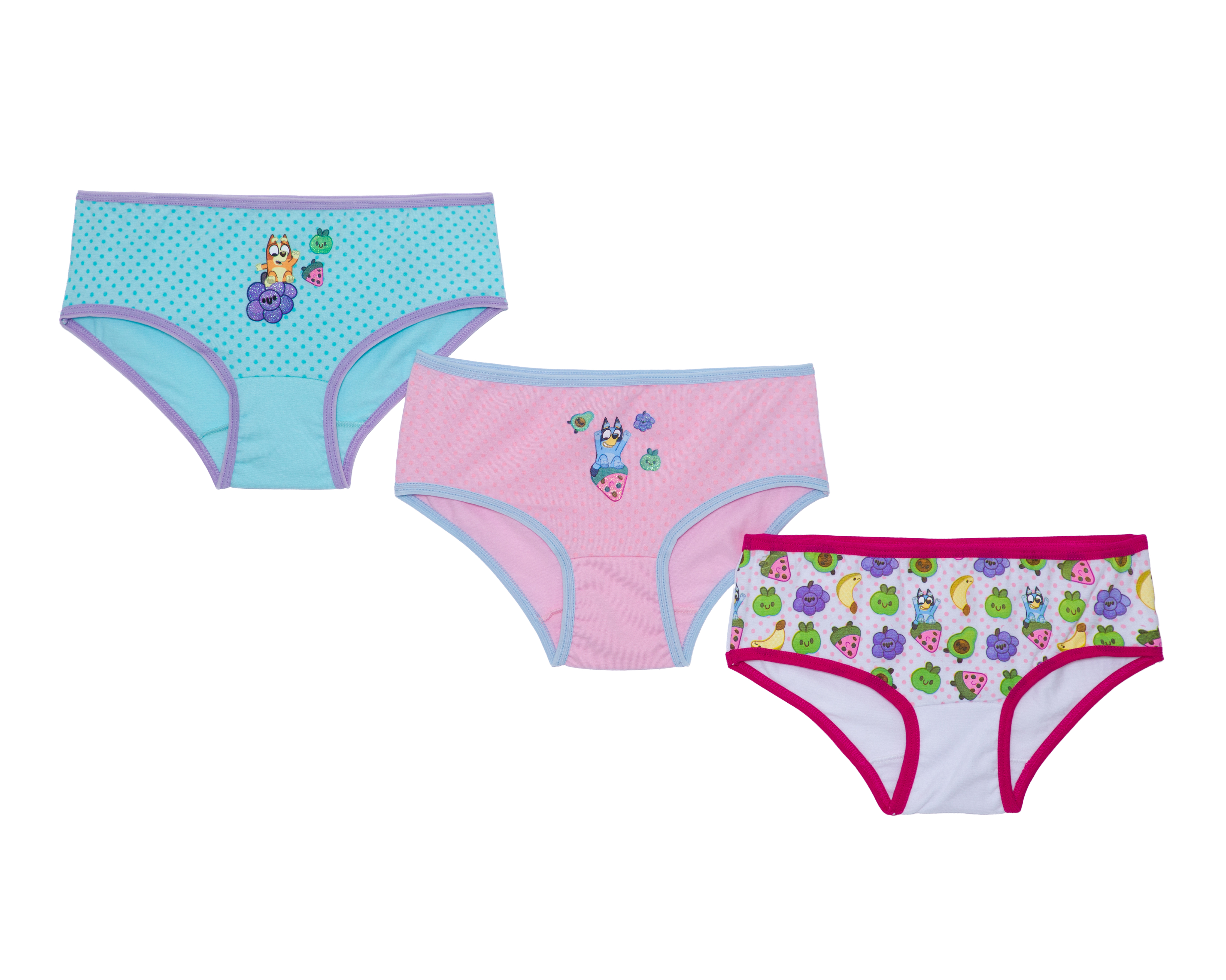 Pantaleta Bluey para Niña 3 Piezas