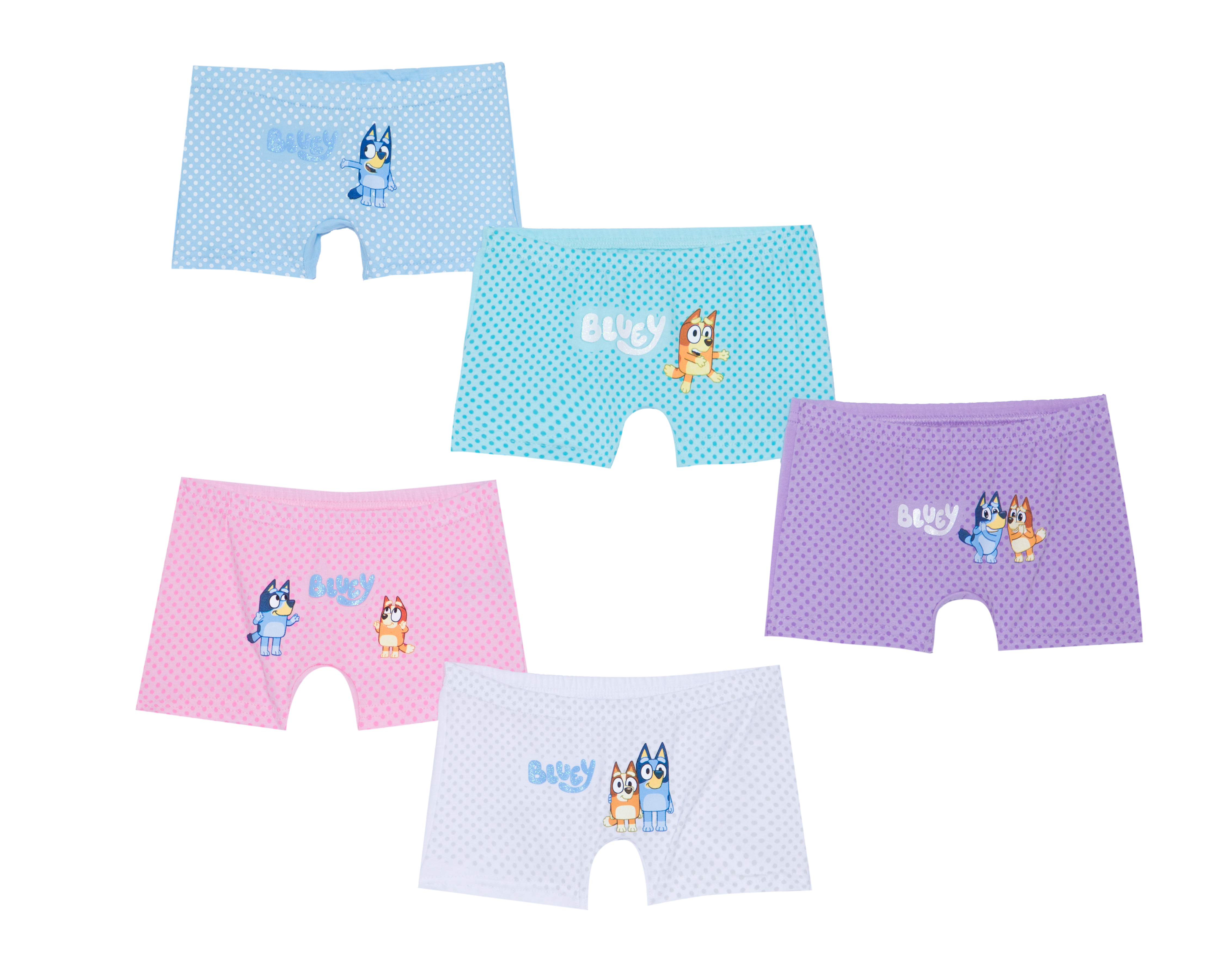 Foto 2 pulgar | Foto 1 | Bóxer Bluey para Niña 5 Piezas
