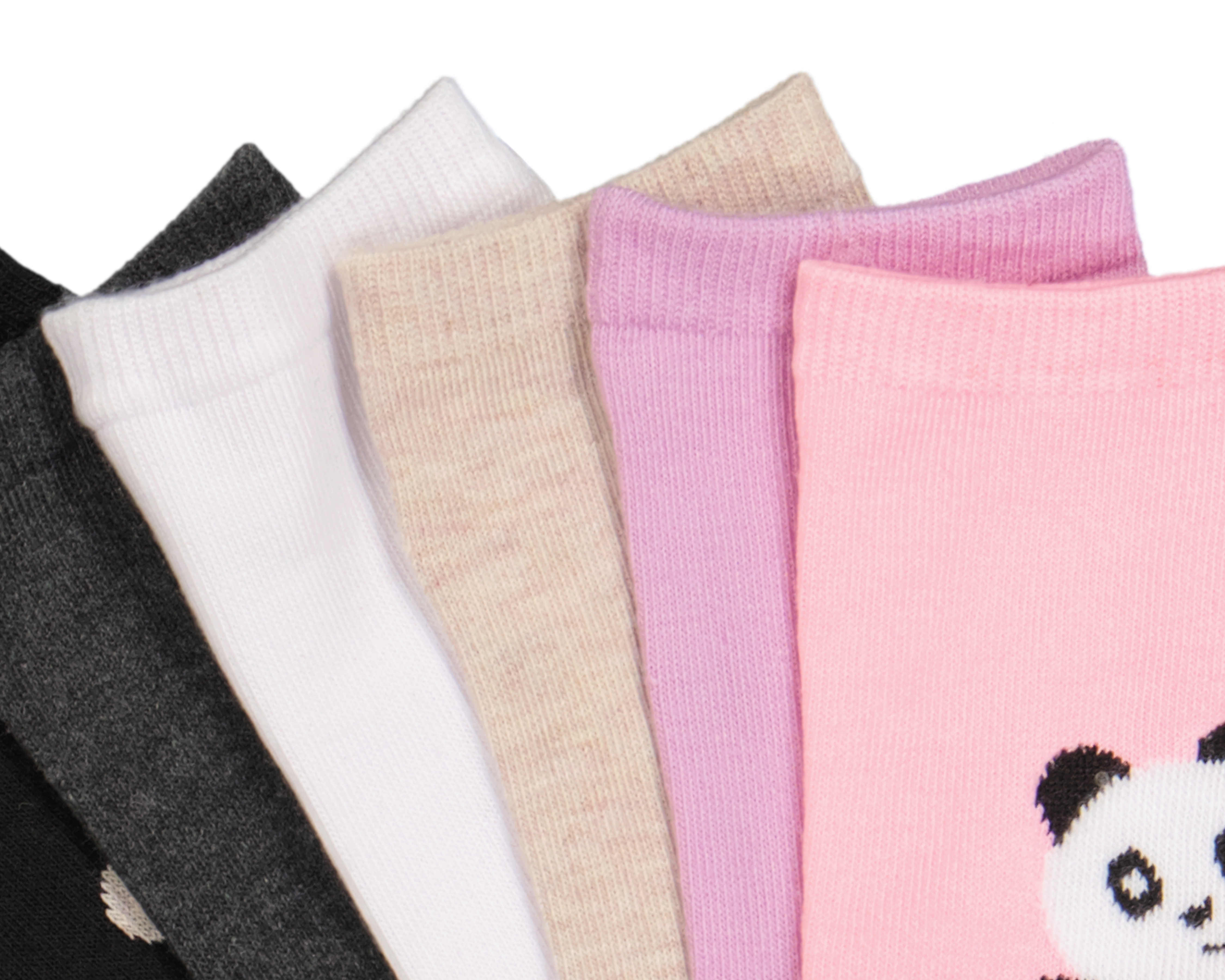 Foto 3 pulgar | Foto 2 | Calcetas Largas Girls Attitude para Niña 6 Pares