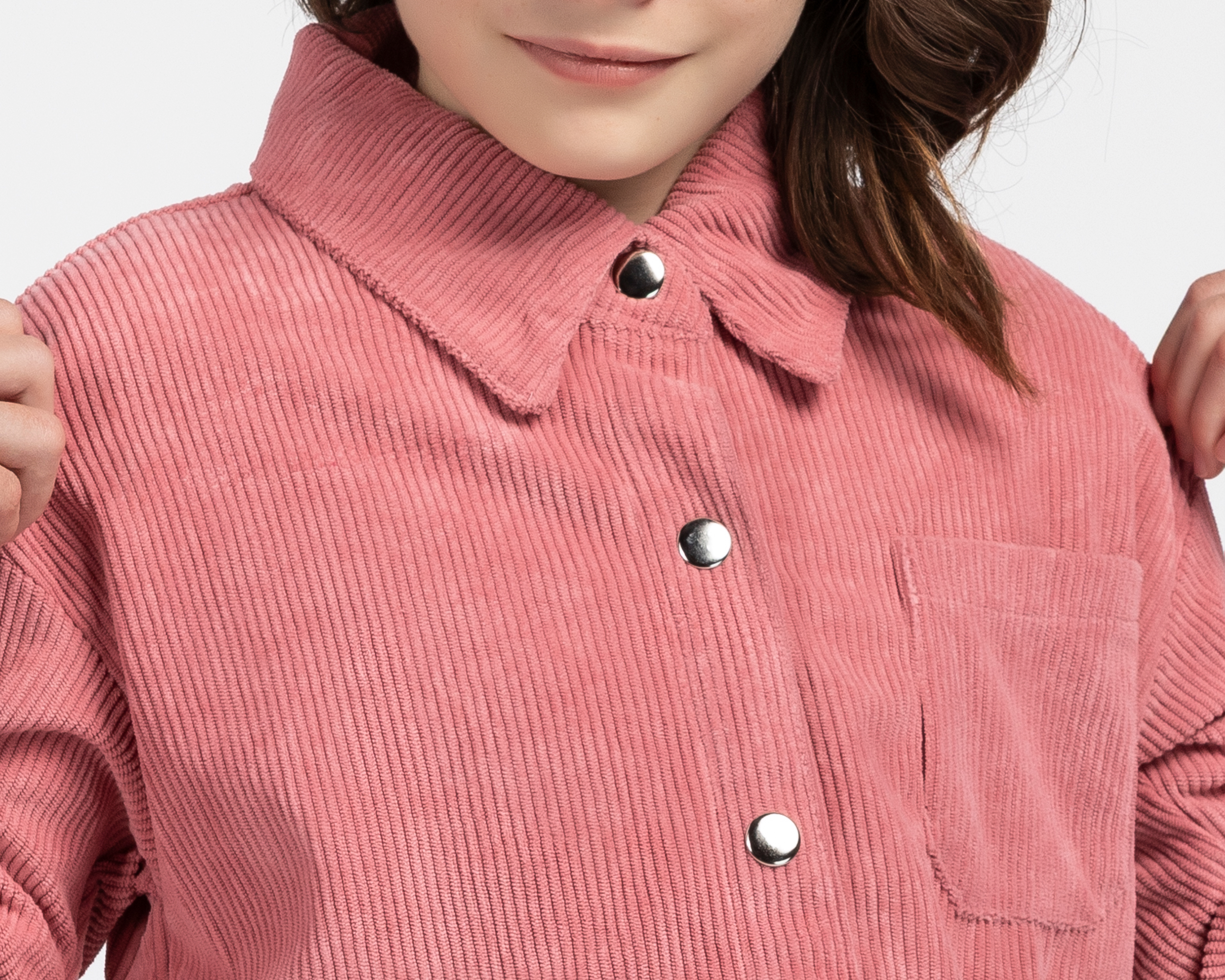 Foto 5 pulgar | Foto 4 | Sobrecamisa de Cuello Americano Rosa Refill para Niña