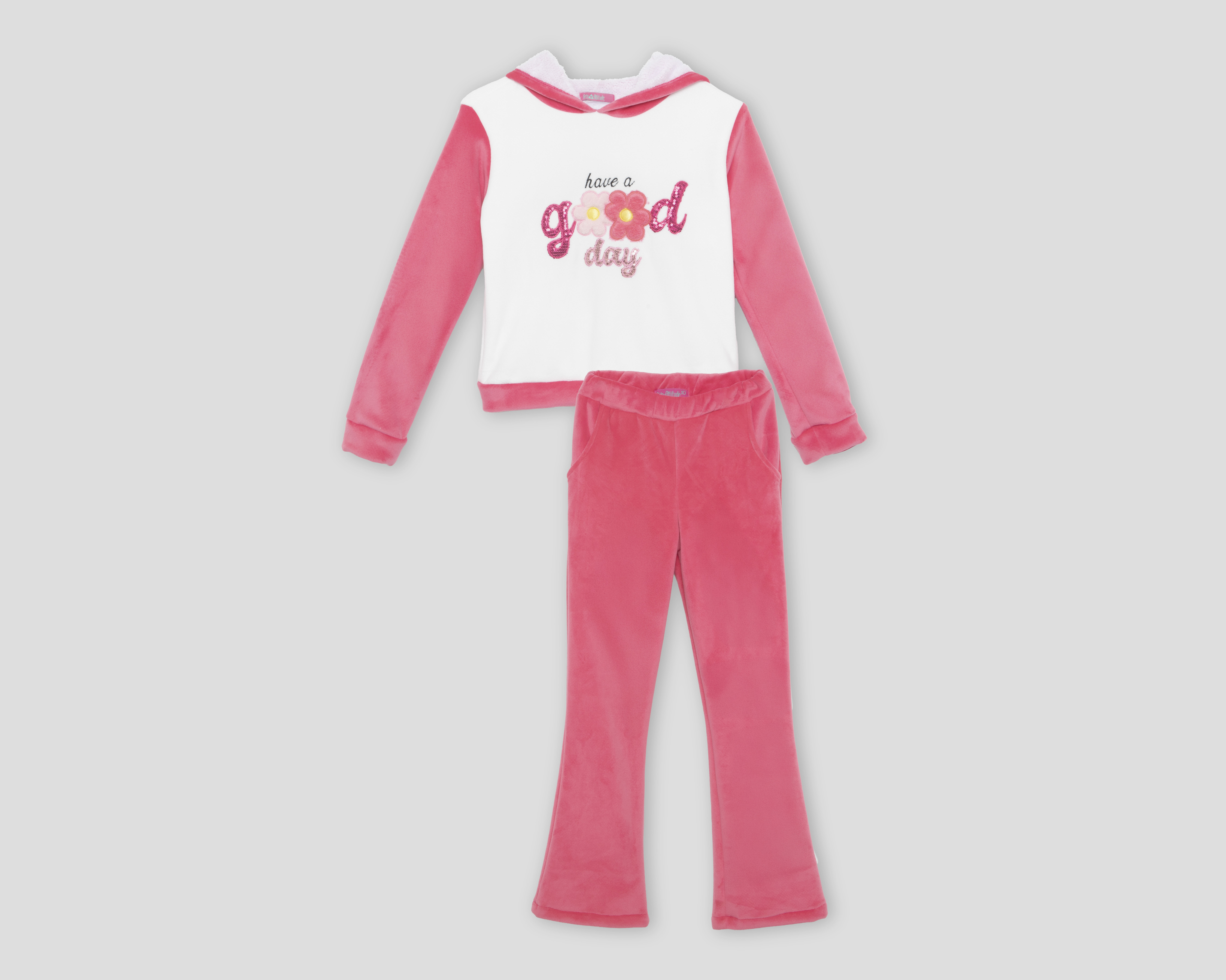 Pants y Sudadera con Capucha Girls Attitude para Niña