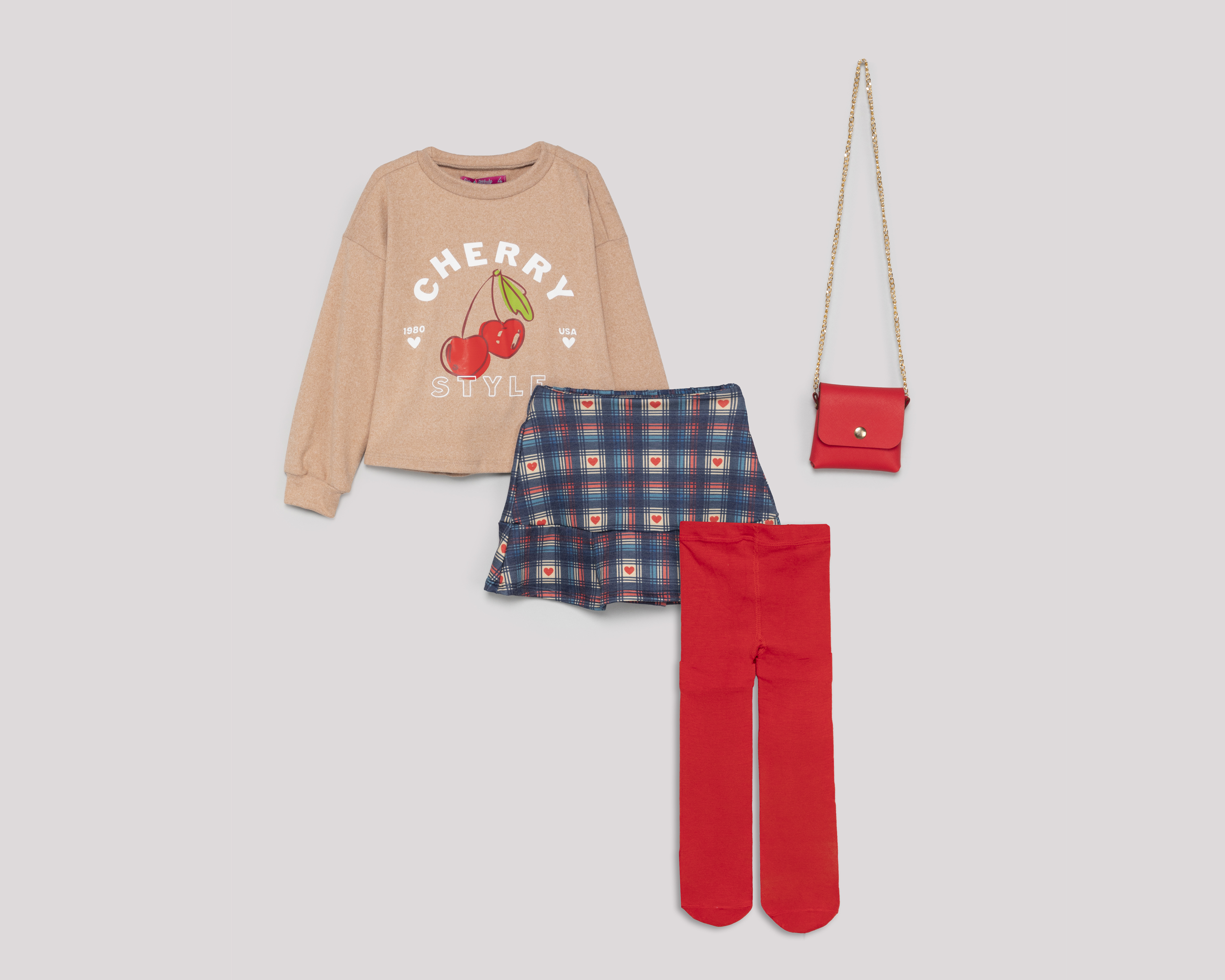 Conjunto Girls Attitude para Niña 4 Piezas