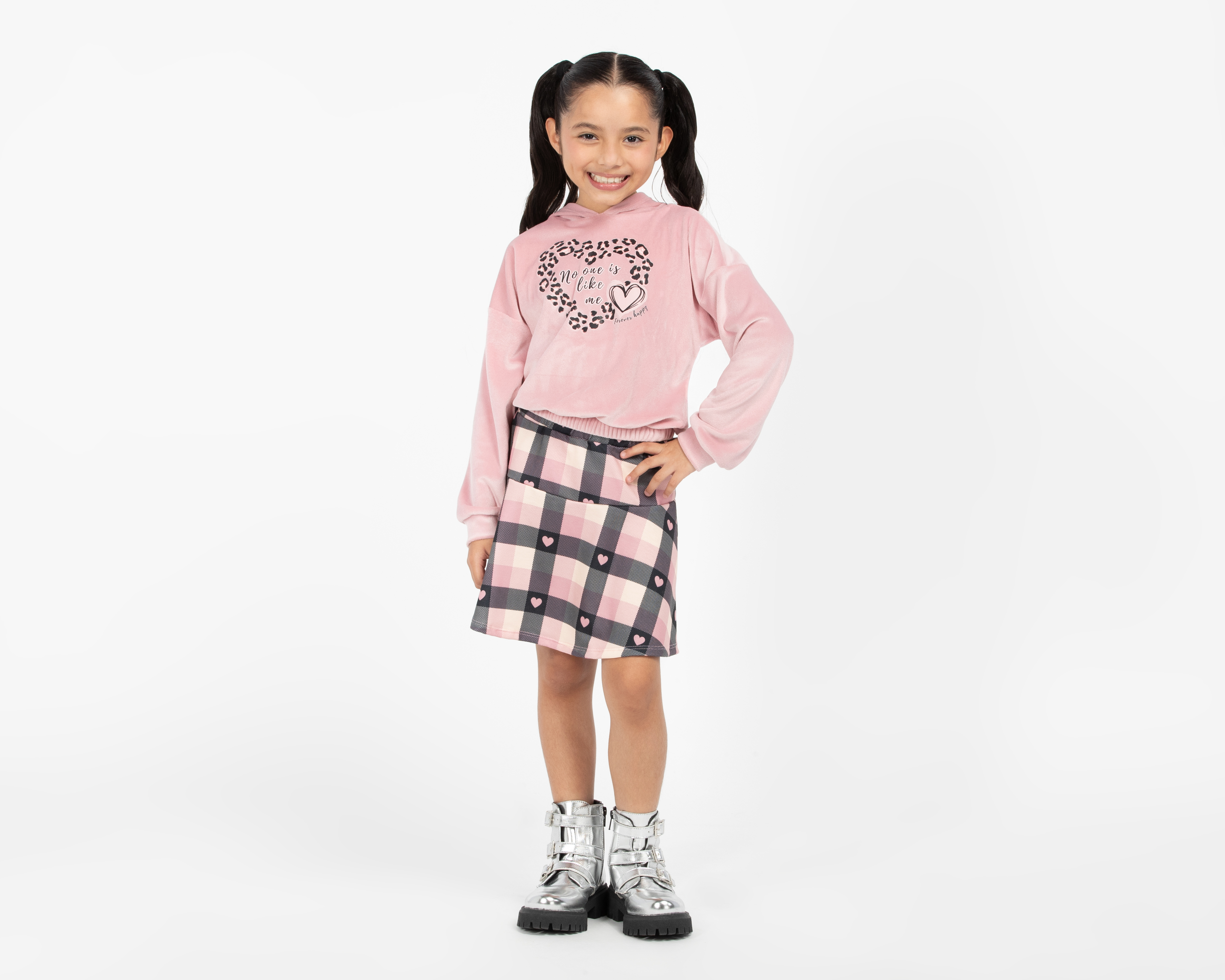 Foto 1 | Foto 1 | Falda y Sudadera con Bolsa Girls Attitude para Niña