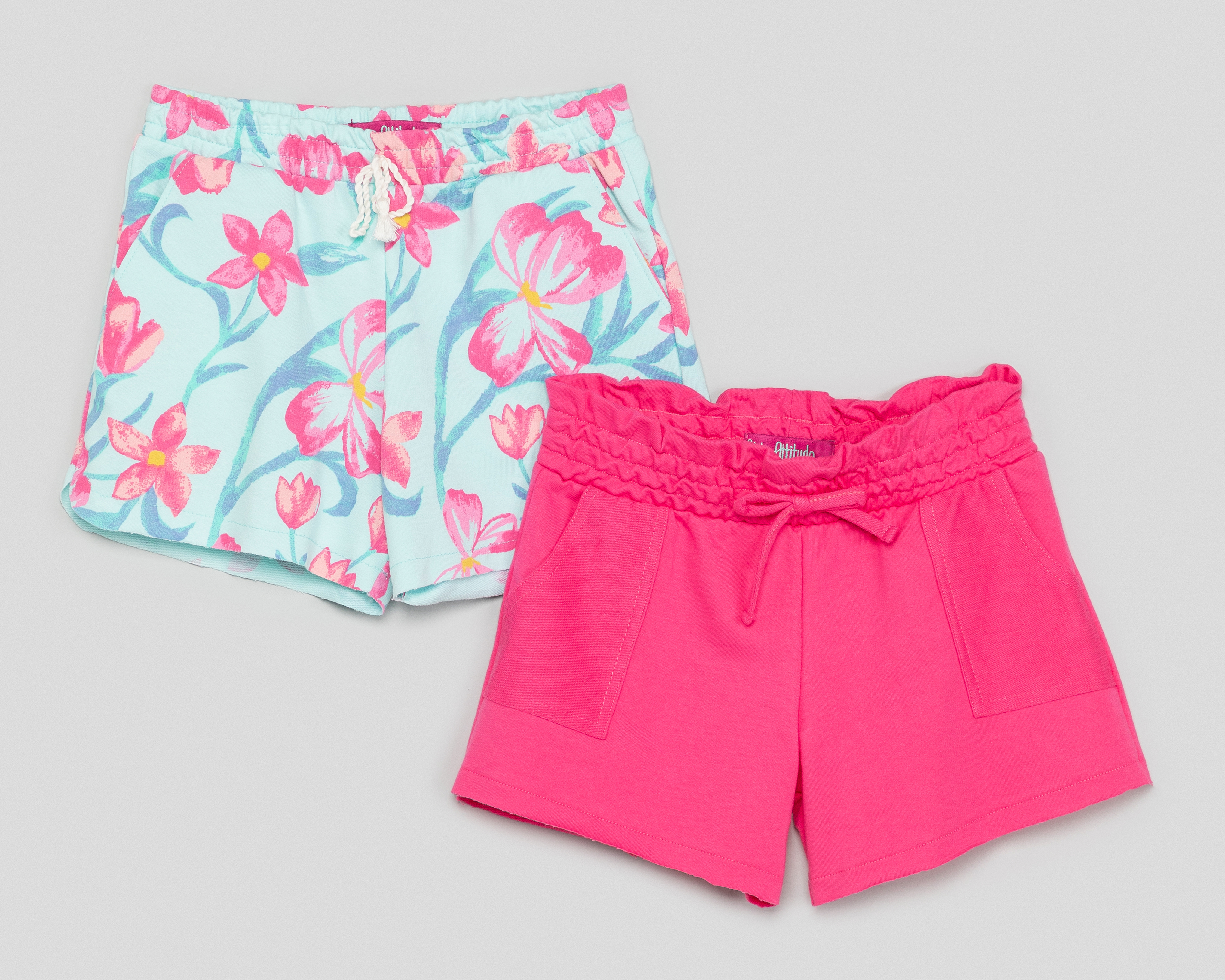 Foto 2 pulgar | Foto 1 | Short Girls Attitude para Niña 2 Piezas