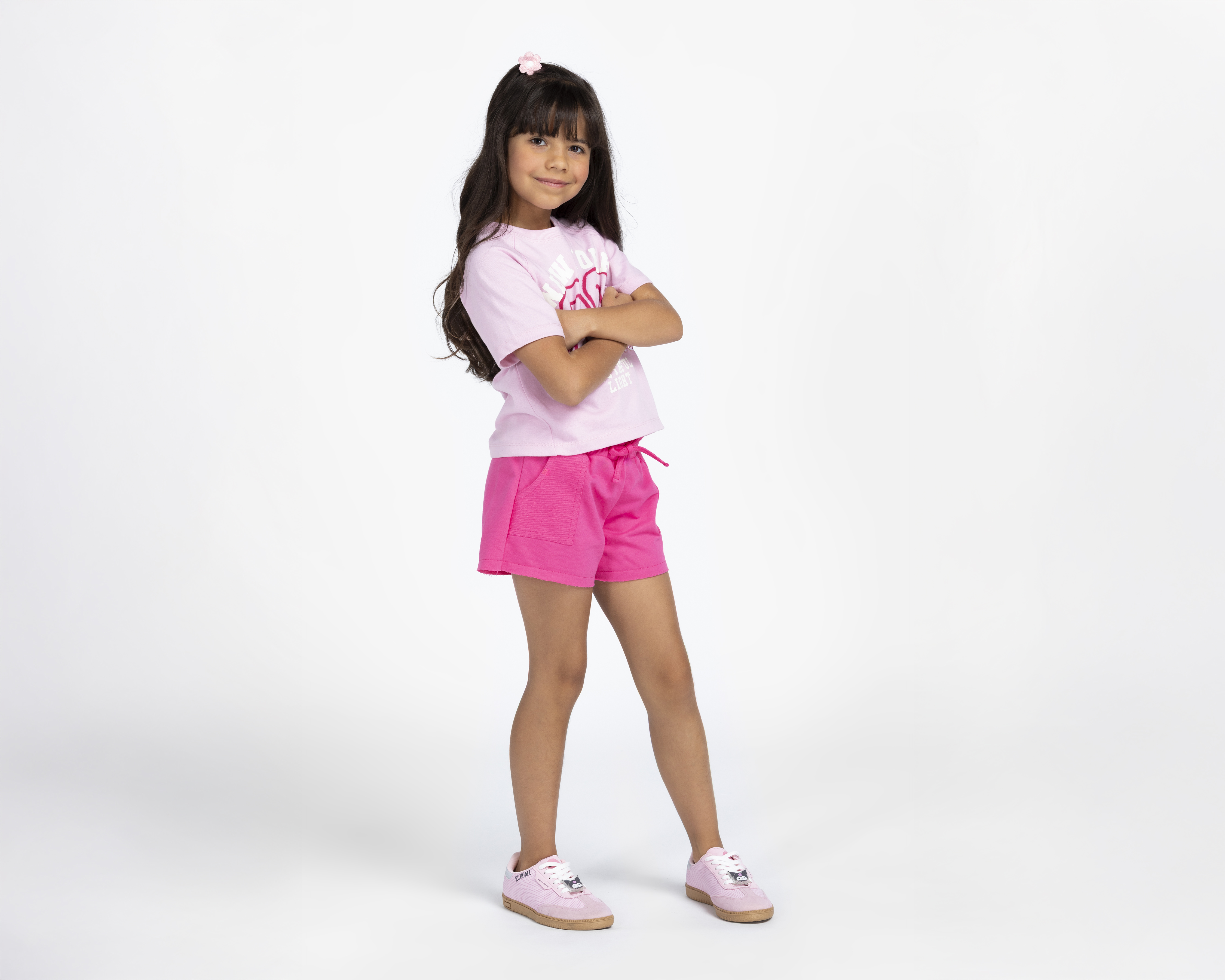 Foto 4 pulgar | Foto 3 | Short Girls Attitude para Niña 2 Piezas