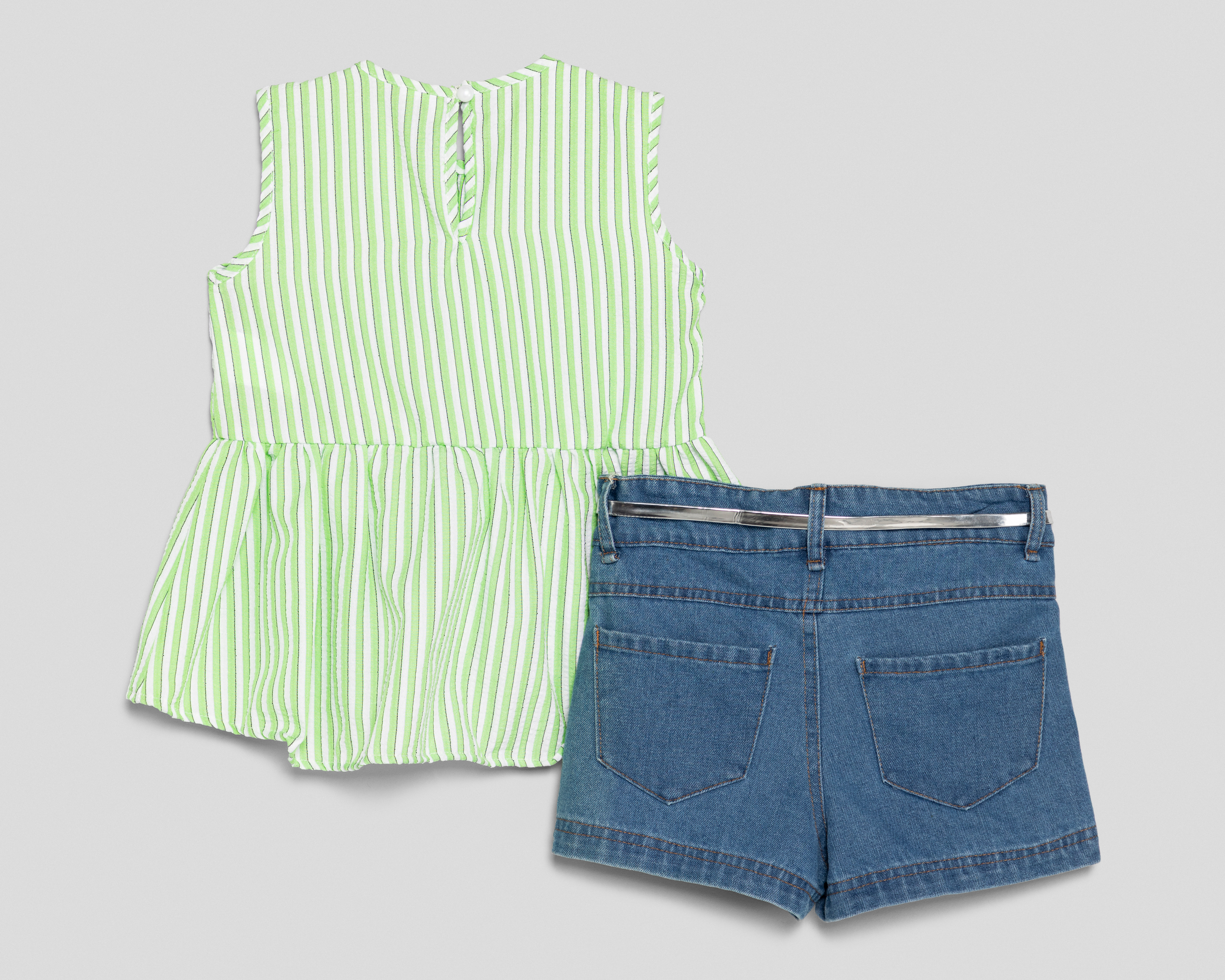 Foto 2 | Foto 2 | Blusa y Short Telitas para Niña