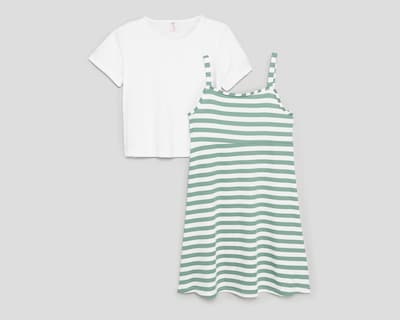 Foto 1 | Foto 1 | Vestido y Playera Telitas para Niña