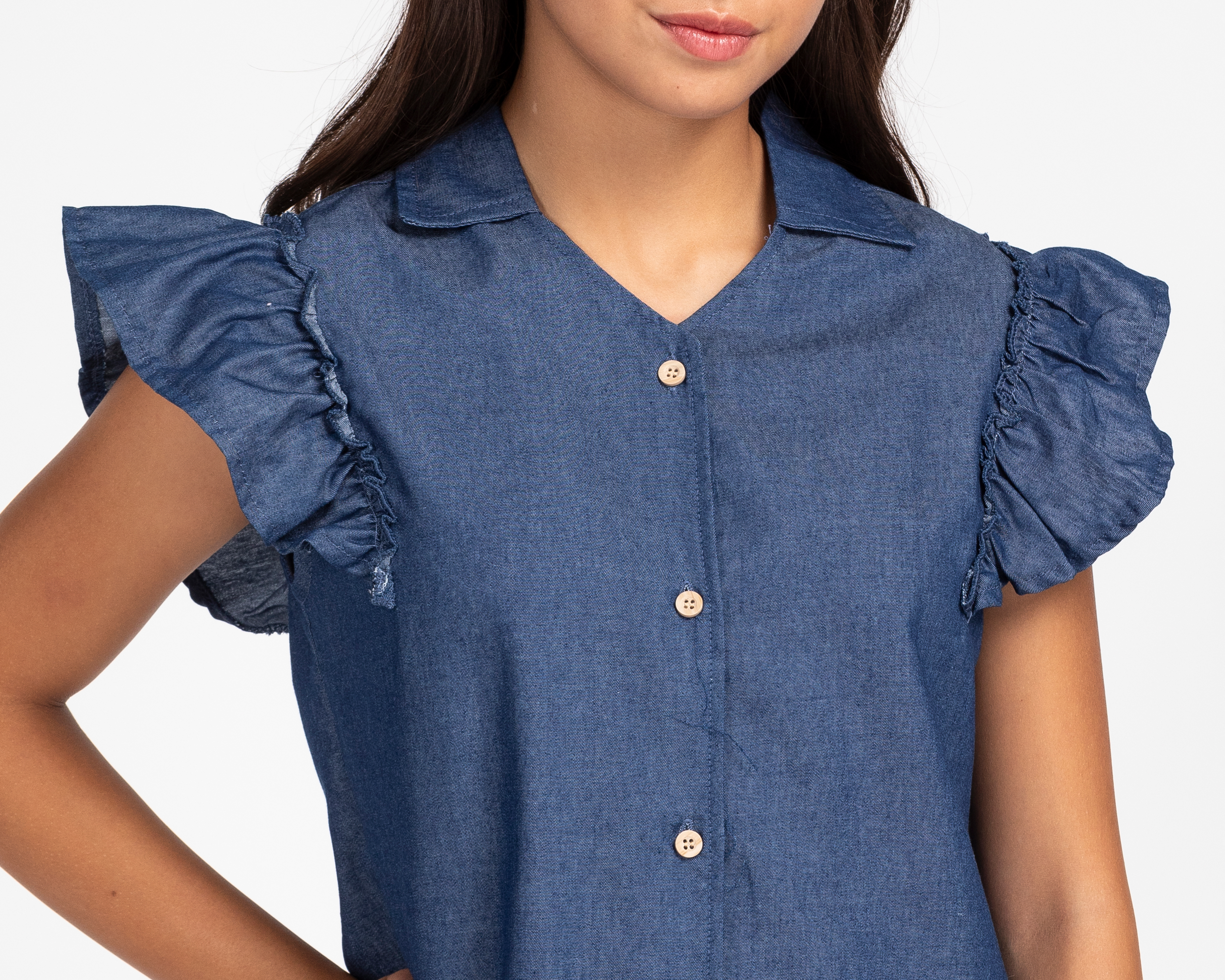 Foto 6 pulgar | Foto 5 | Blusa y Falda con Cinturón Boopsy para Niña