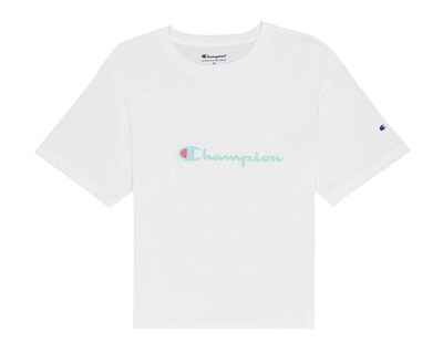 Foto 1 | Foto 1 | Playera de Cuello Redondo Blanca Champion para Niña