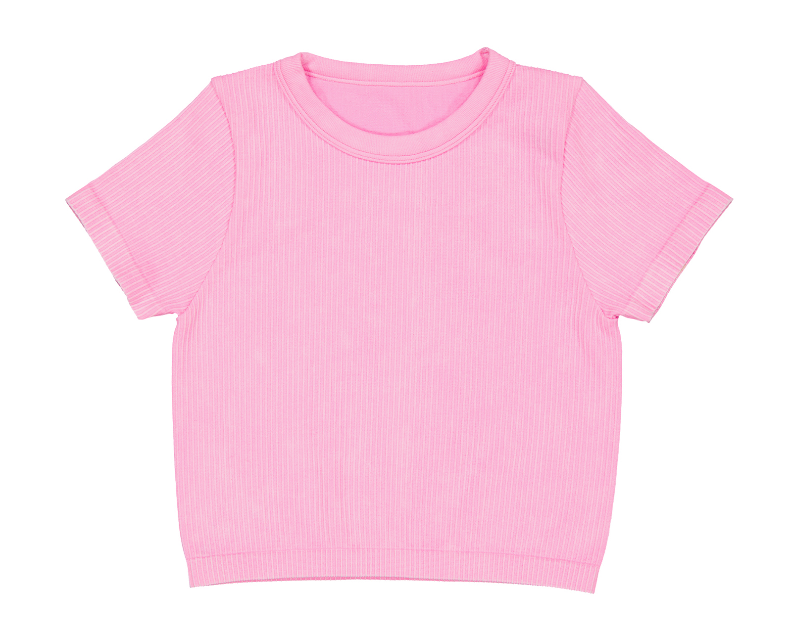 Foto 2 pulgar | Foto 1 | Playera de Cuello Redondo Rosa Champion para Niña