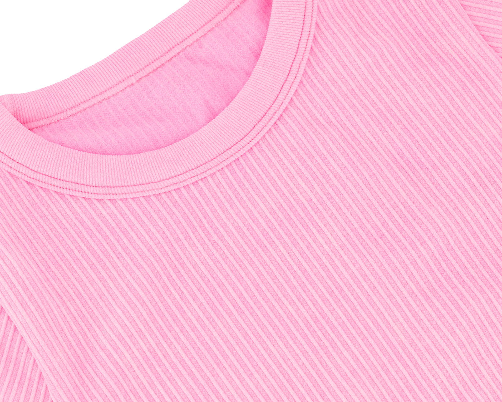 Foto 4 pulgar | Foto 3 | Playera de Cuello Redondo Rosa Champion para Niña