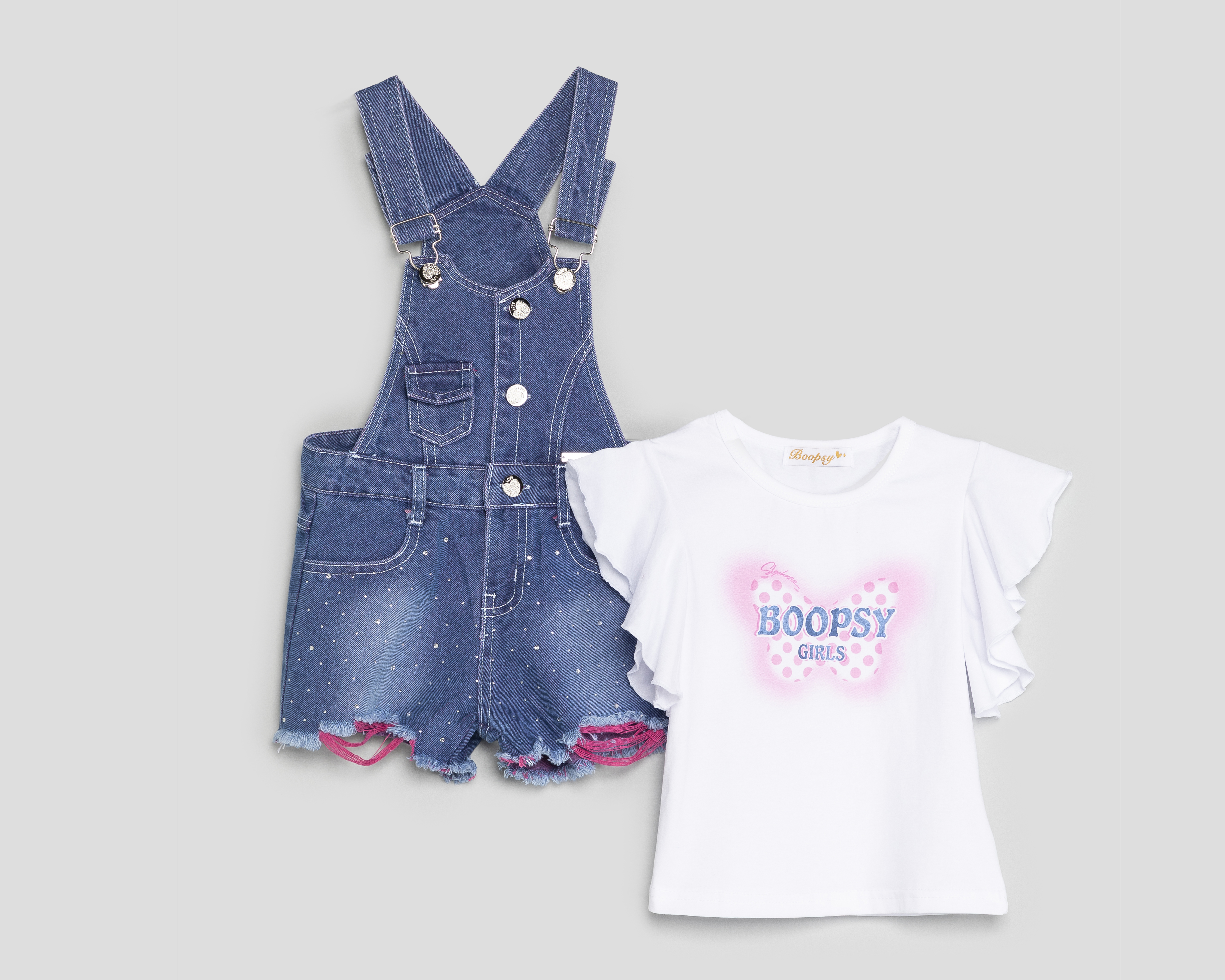 Foto 1 | Foto 1 | Overol y Playera Boopsy para Niña