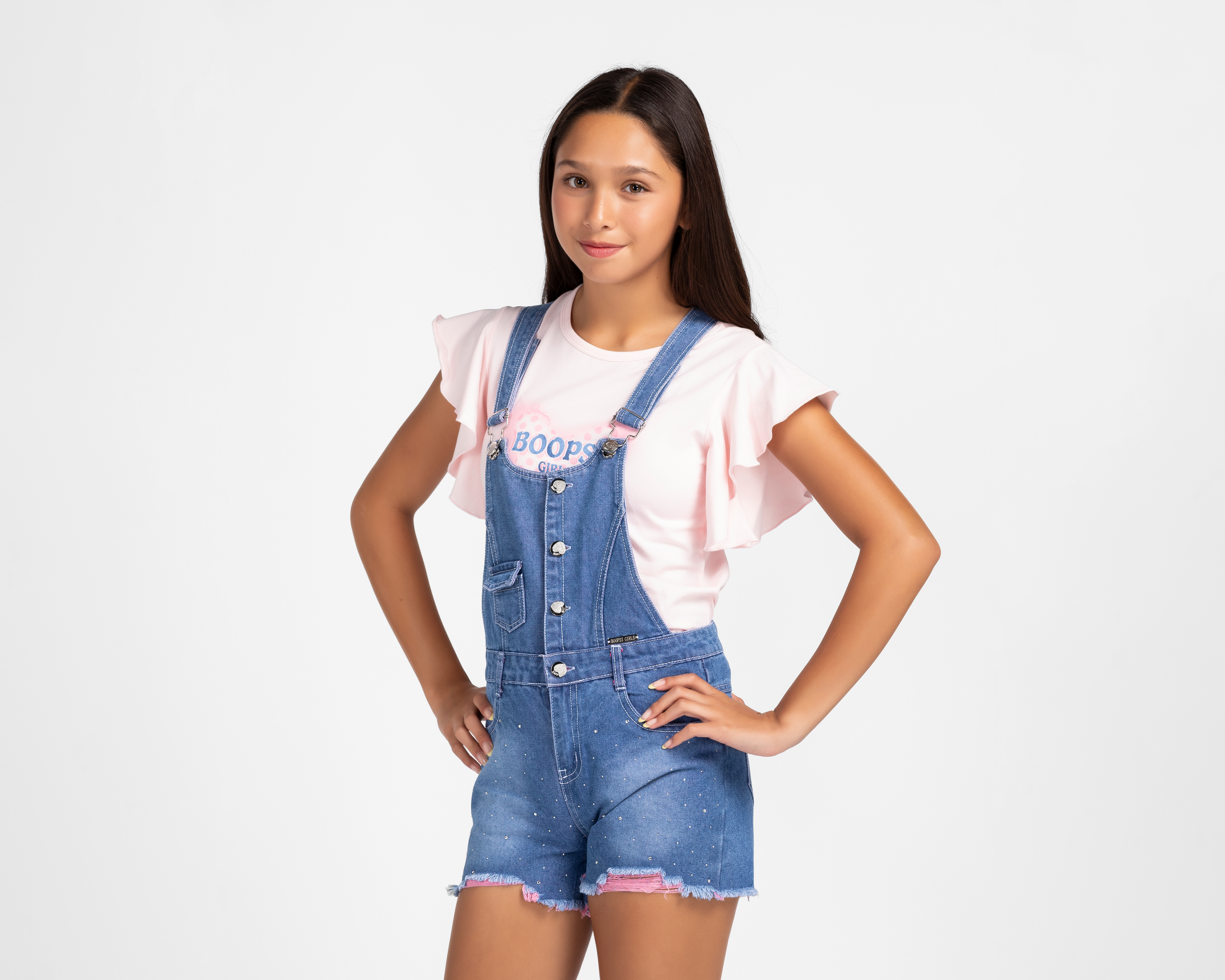 Foto 5 pulgar | Foto 4 | Overol y Playera Boopsy para Niña