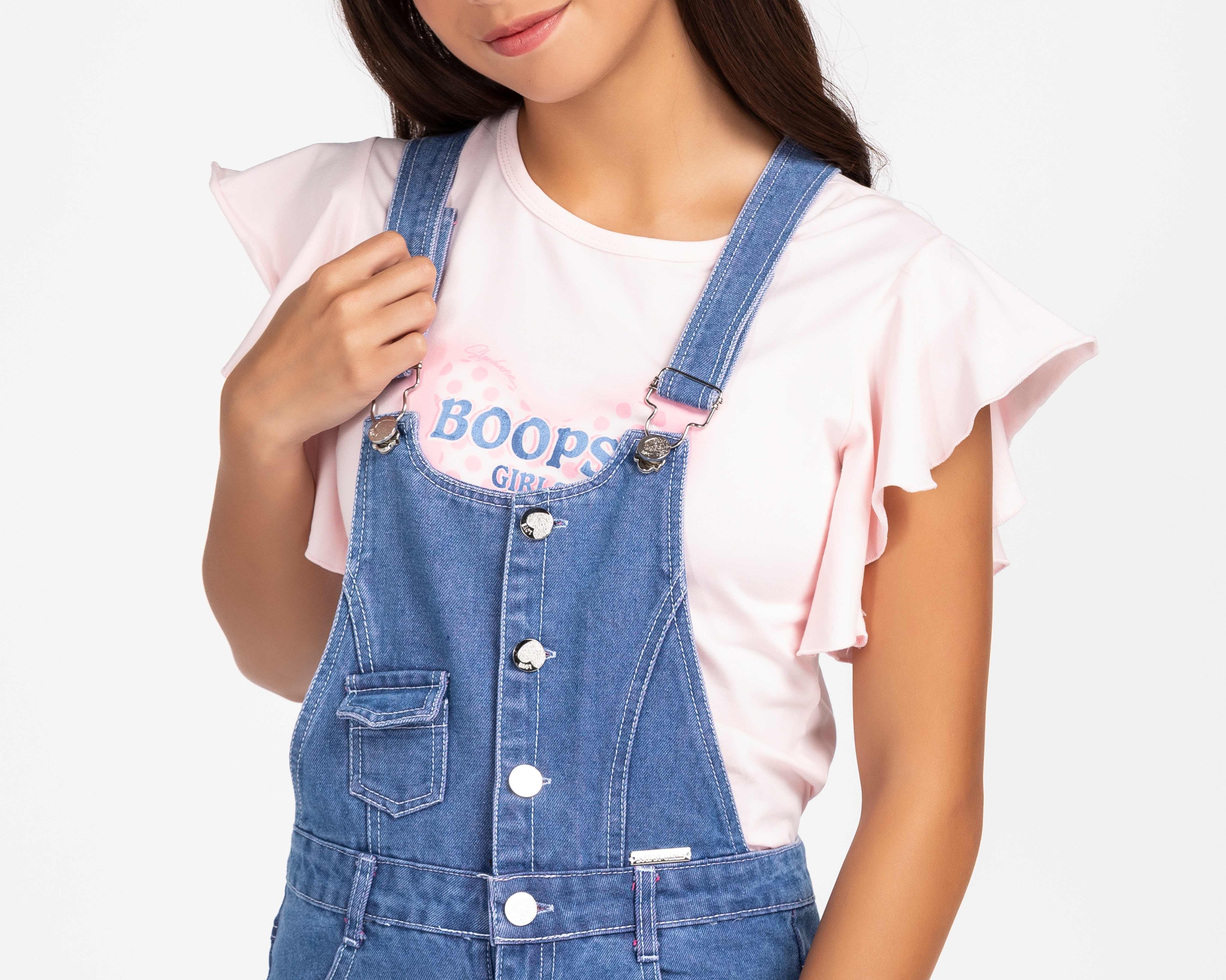 Foto 6 pulgar | Foto 5 | Overol y Playera Boopsy para Niña