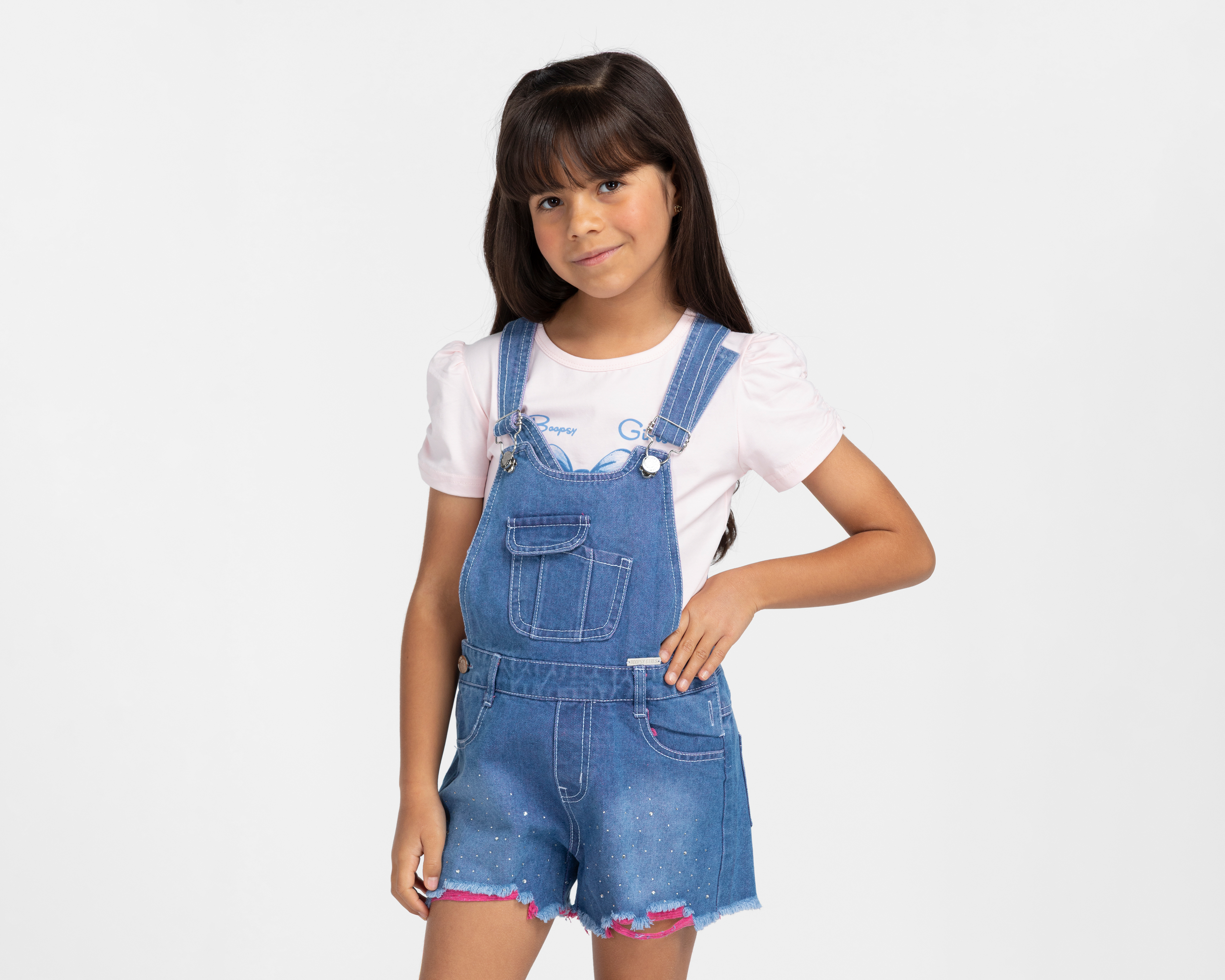 Foto 4 pulgar | Foto 3 | Overol y Playera Boopsy para Niña