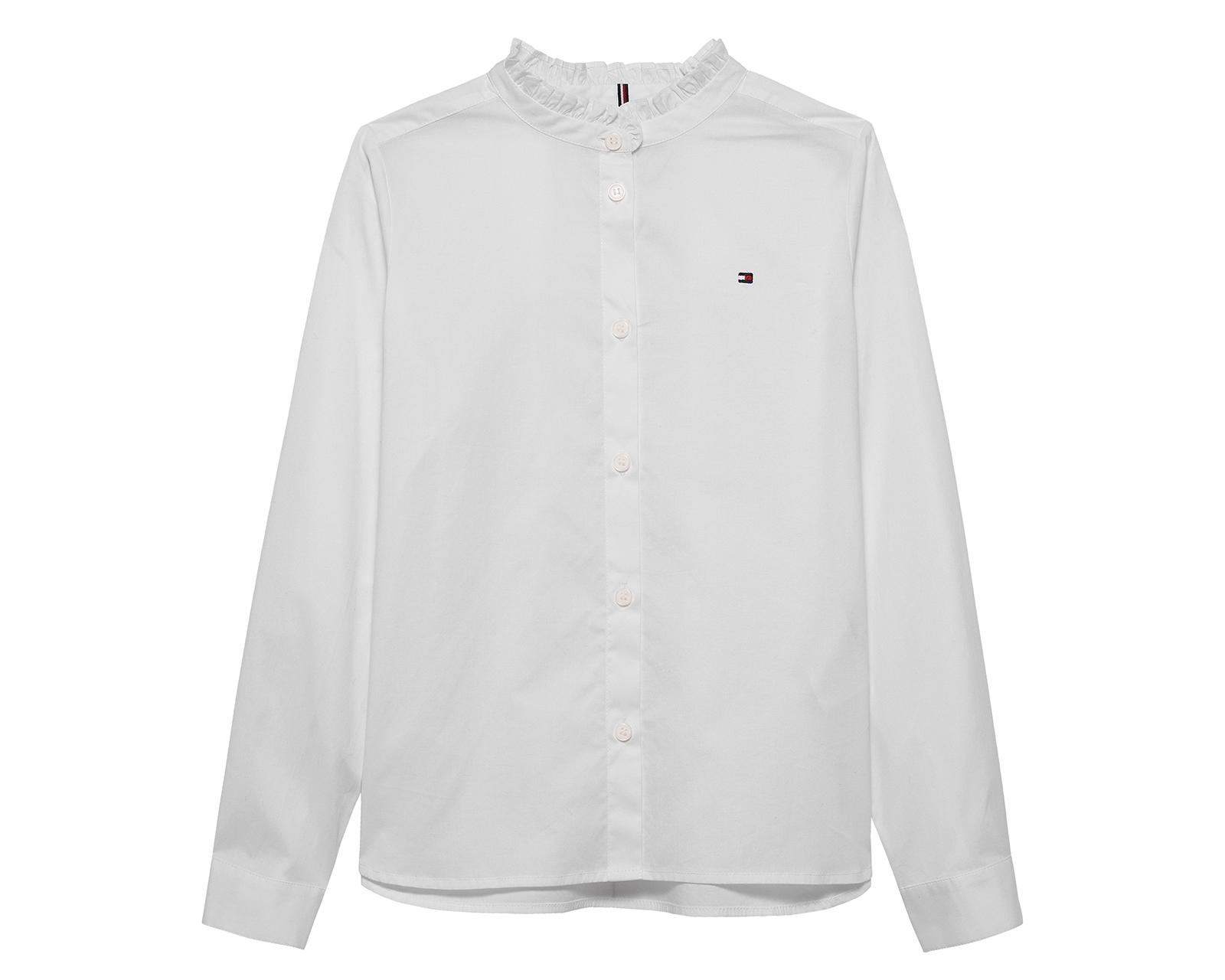 Blusa Cuello Redondo Blanca Tommy Hilfiger Juvenil