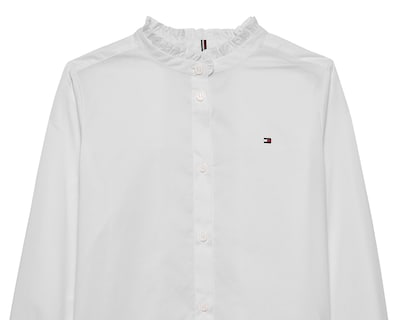 Foto 2 | Foto 2 | Blusa Cuello Redondo Blanca Tommy Hilfiger Juvenil