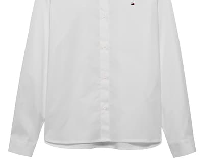 Foto 3 | Foto 3 | Blusa Cuello Redondo Blanca Tommy Hilfiger Juvenil