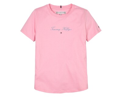 Foto 1 | Foto 1 | Playera de Cuello Redondo Rosa Tommy Hilfiger para Niña