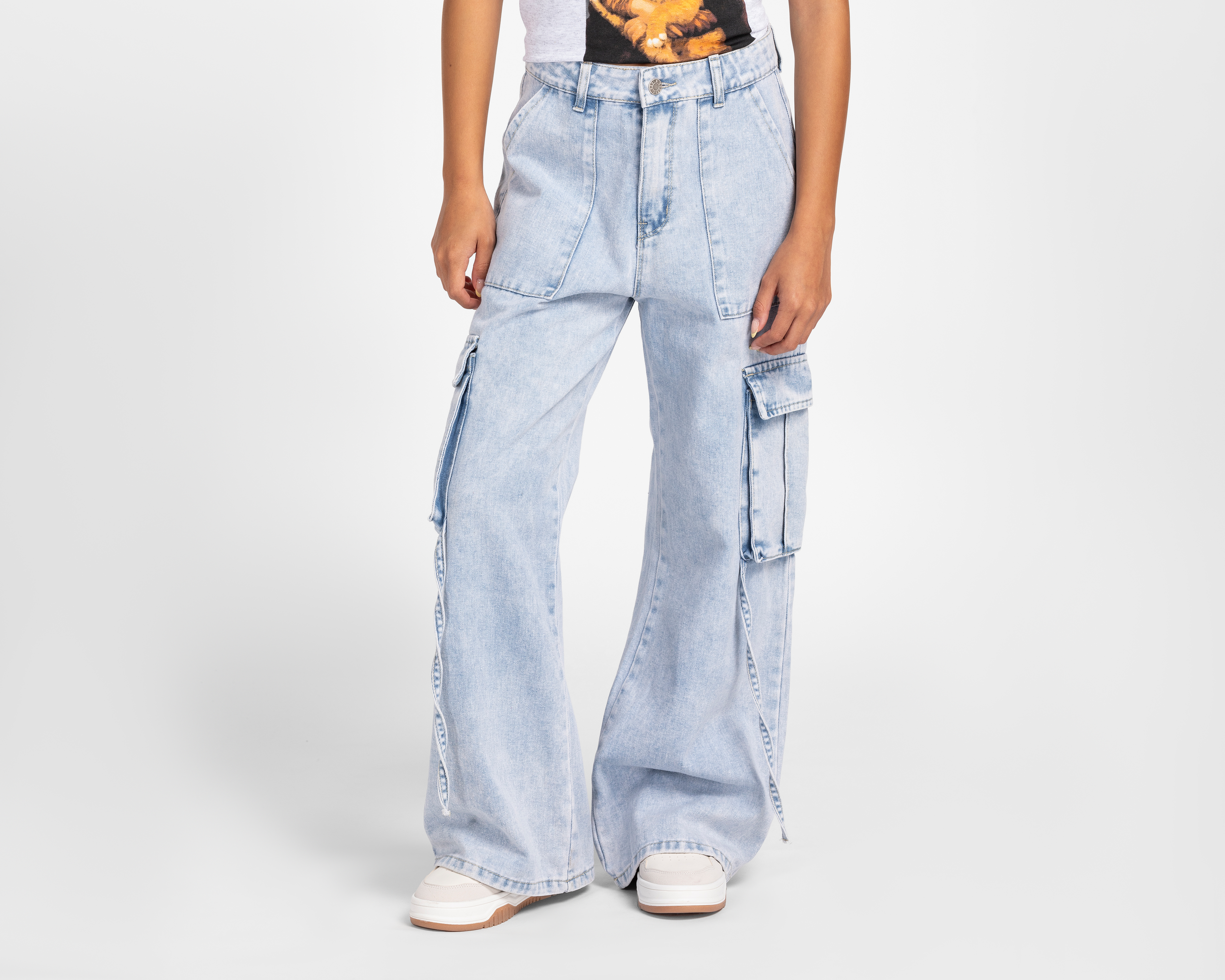 Foto 2 pulgar | Foto 1 | Pantalón Boopsy Recto para Niña