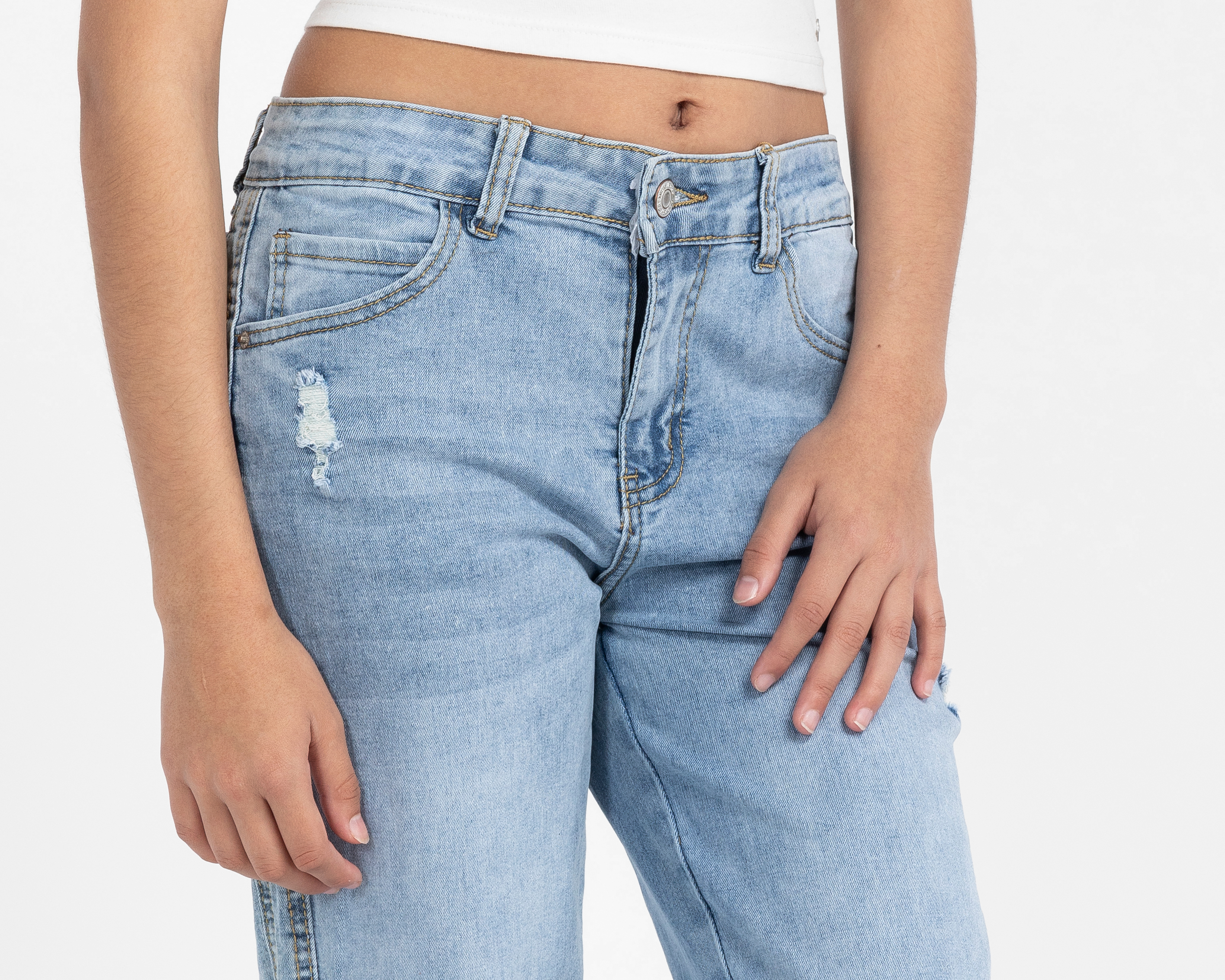 Foto 5 pulgar | Foto 4 | Pantalón Boopsy Recto para Niña