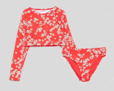 Foto 1 | Foto 1 | Traje de Baño Roxy Floral para Niña 2 Piezas