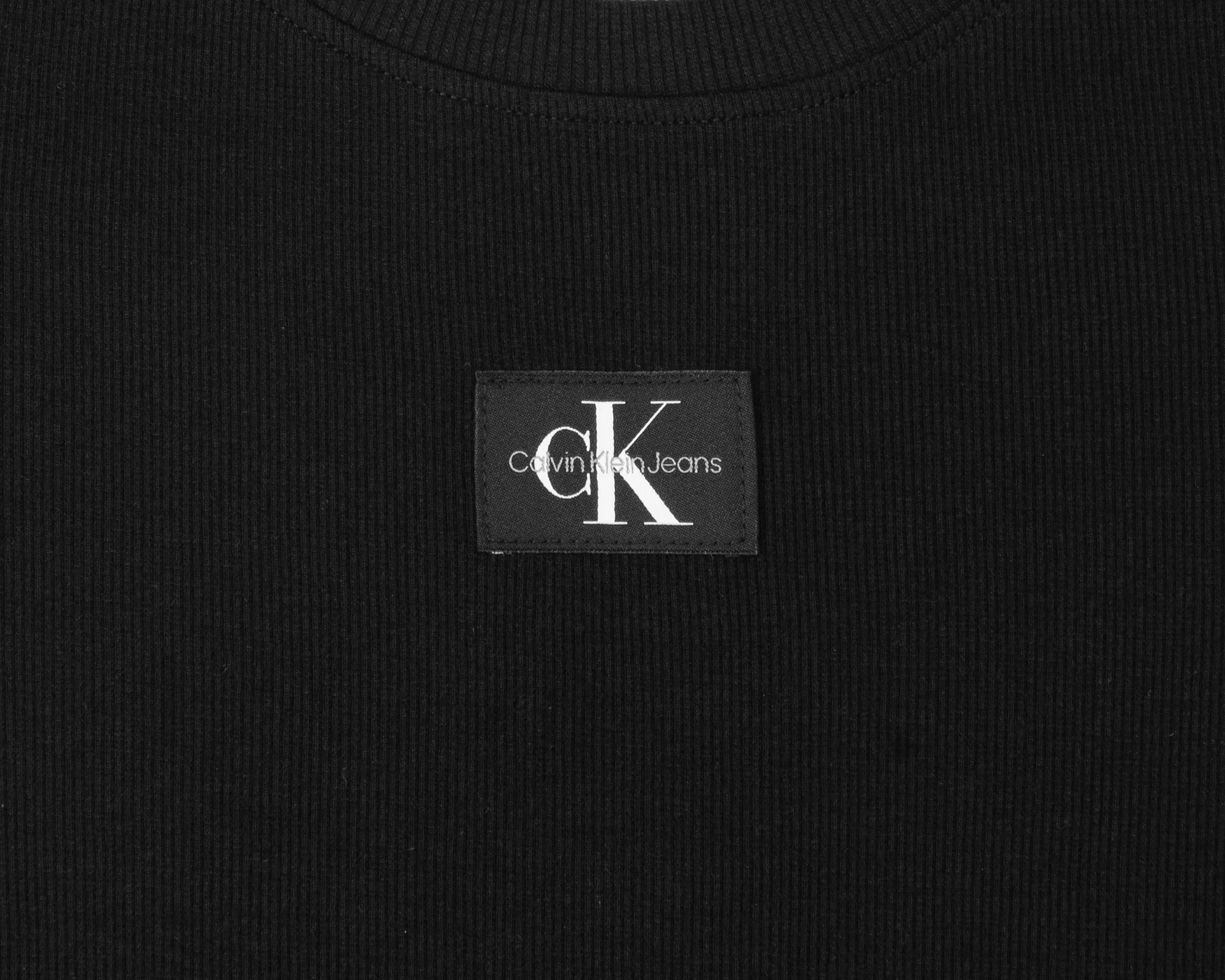 Foto 3 | Foto 3 | Playera de Cuello Redondo Negra Calvin Klein para Niña