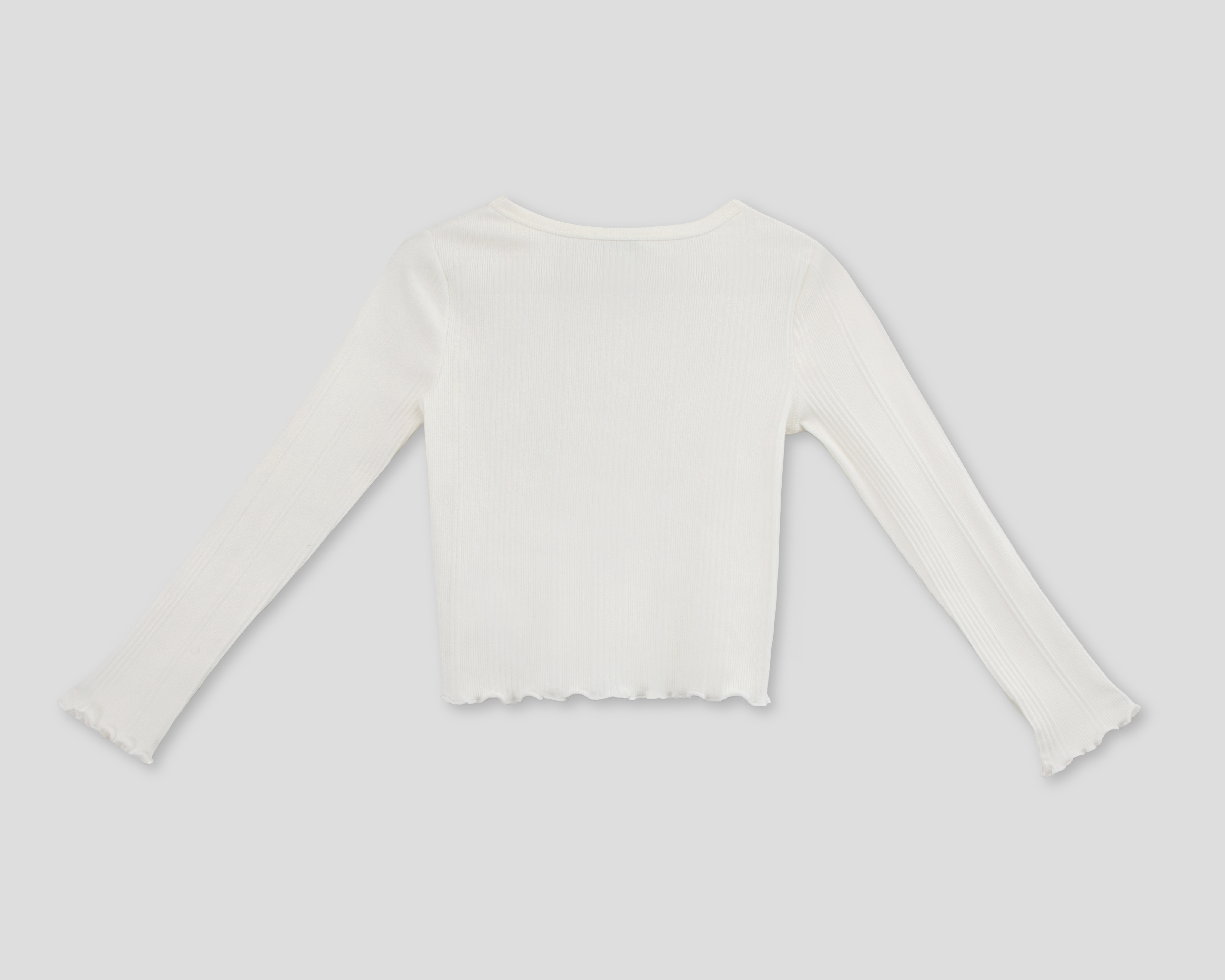 Foto 2 | Foto 2 | Playera de Manga Larga Blanca Calvin Klein para Niña