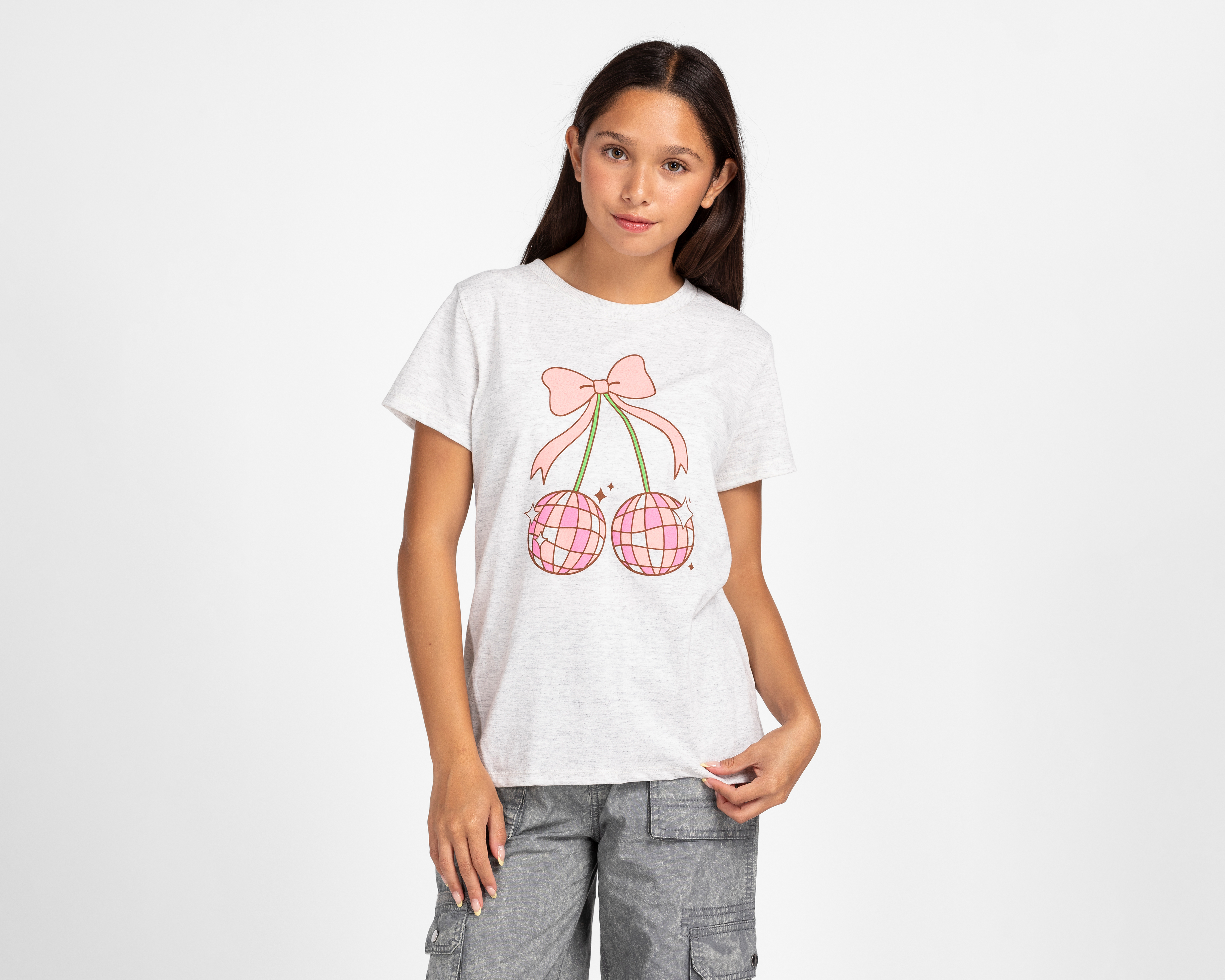 Playera de Cuello Redondo Gris Action Gear Juvenil