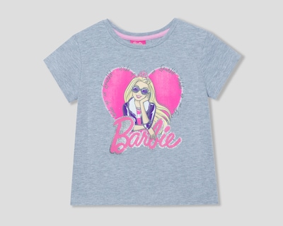 Foto 1 | Foto 1 | Playera de Cuello Redondo Gris Barbie para Niña