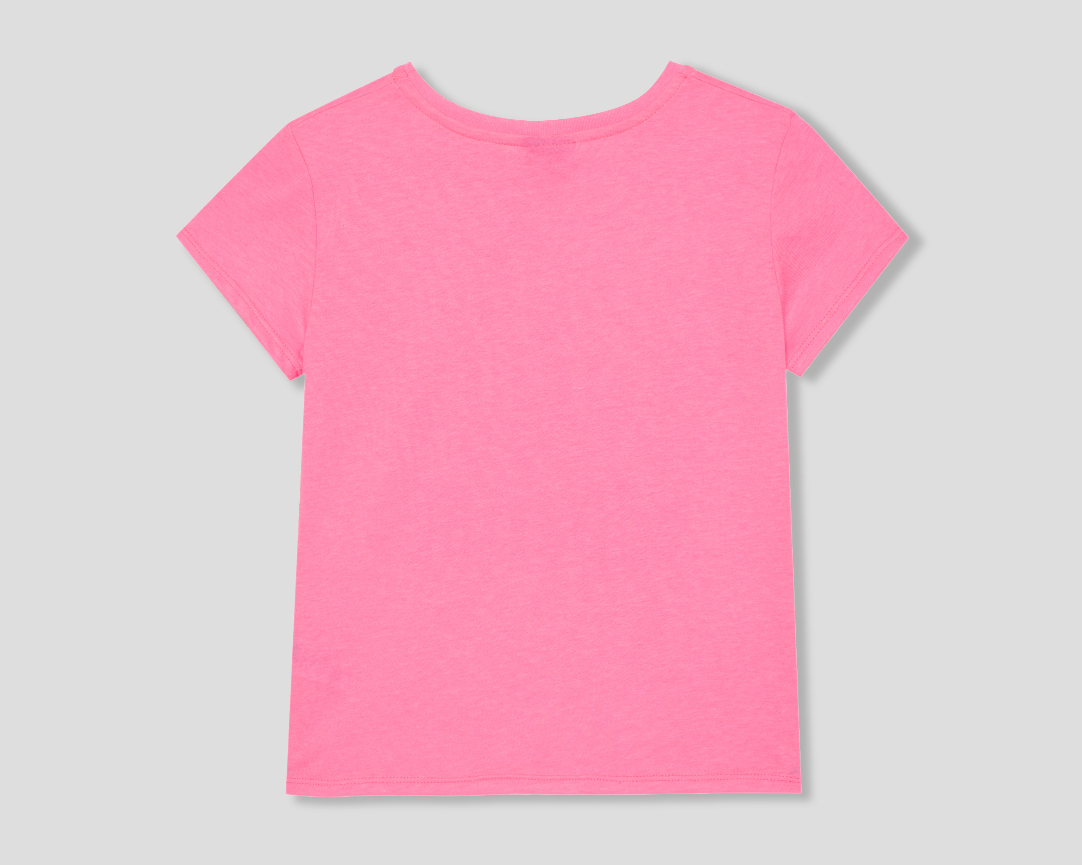 Foto 3 pulgar | Foto 2 | Playera de Cuello Redondo Rosa Barbie para Niña