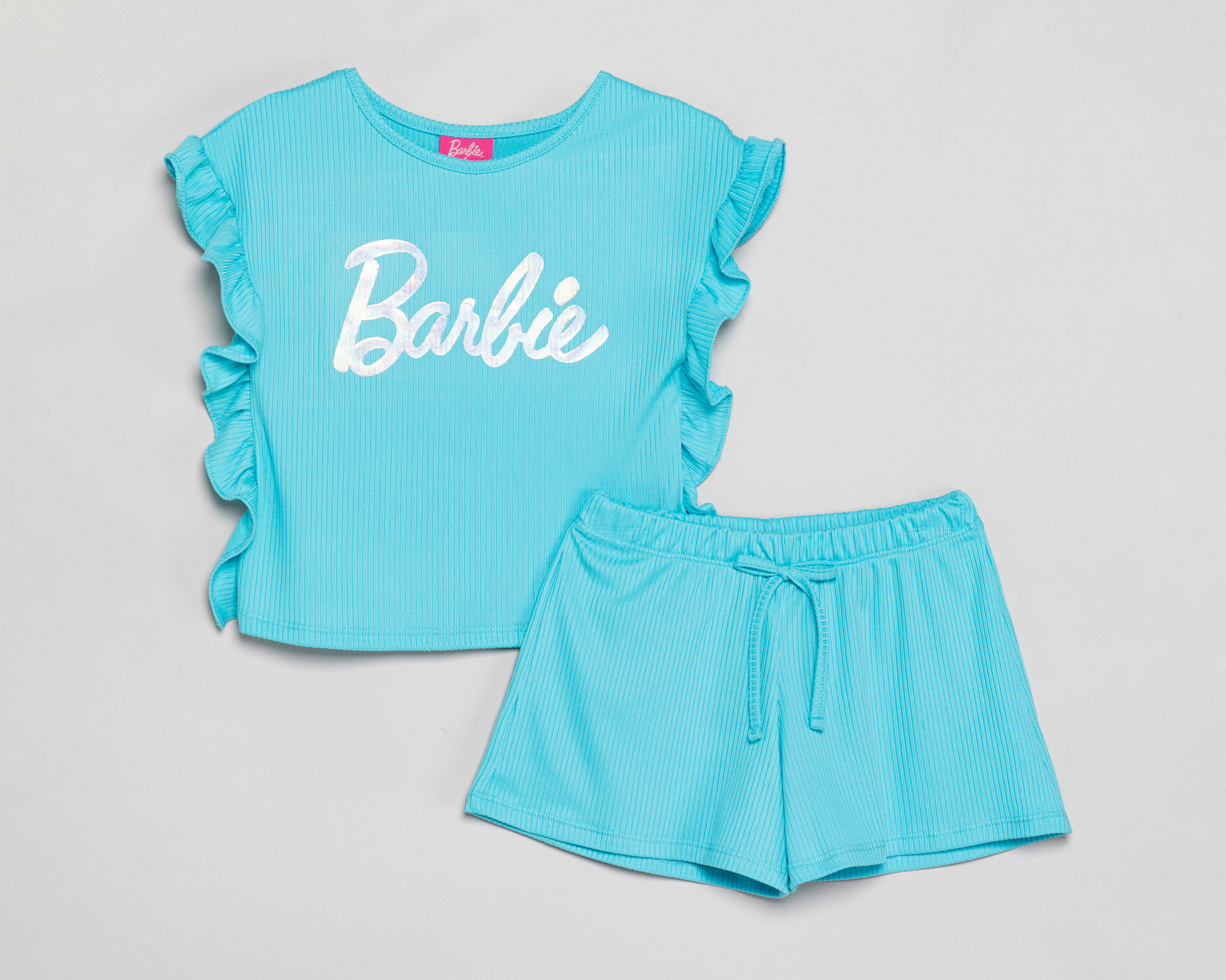 Foto 1 | Foto 1 | Playera y Short Barbie para Niña