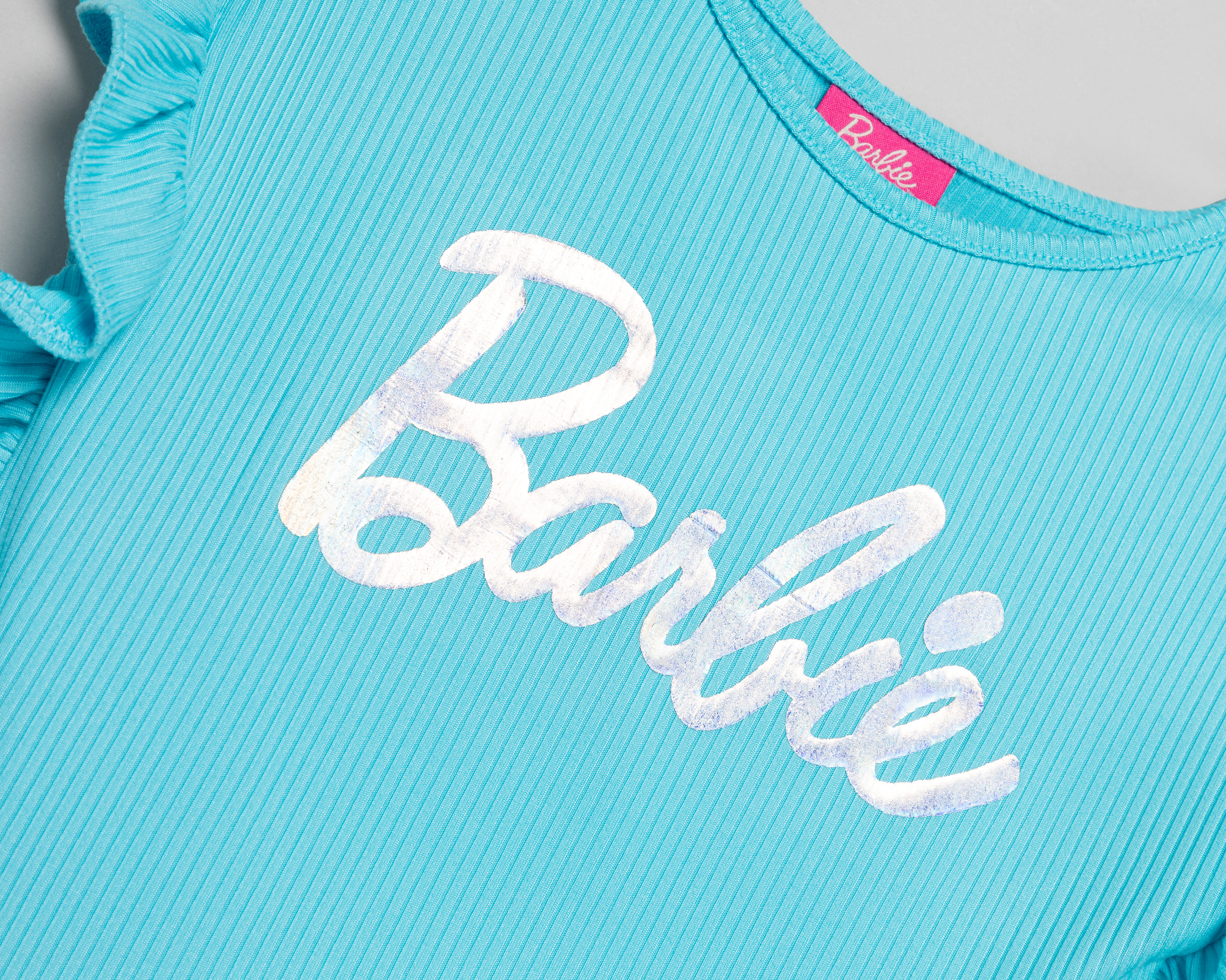 Foto 4 pulgar | Foto 3 | Playera y Short Barbie para Niña