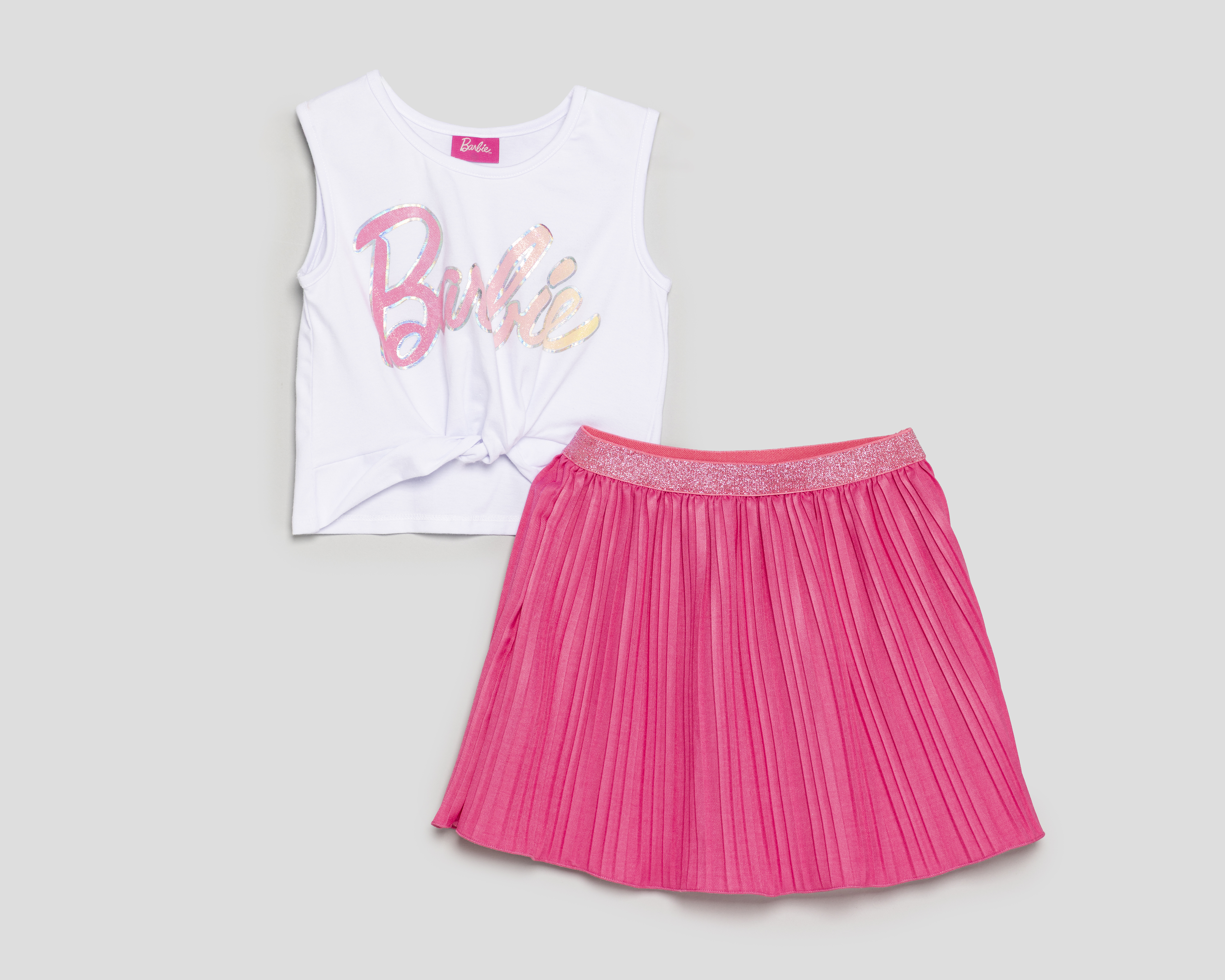 Foto 1 | Foto 1 | Playera y Falda Barbie para Niña