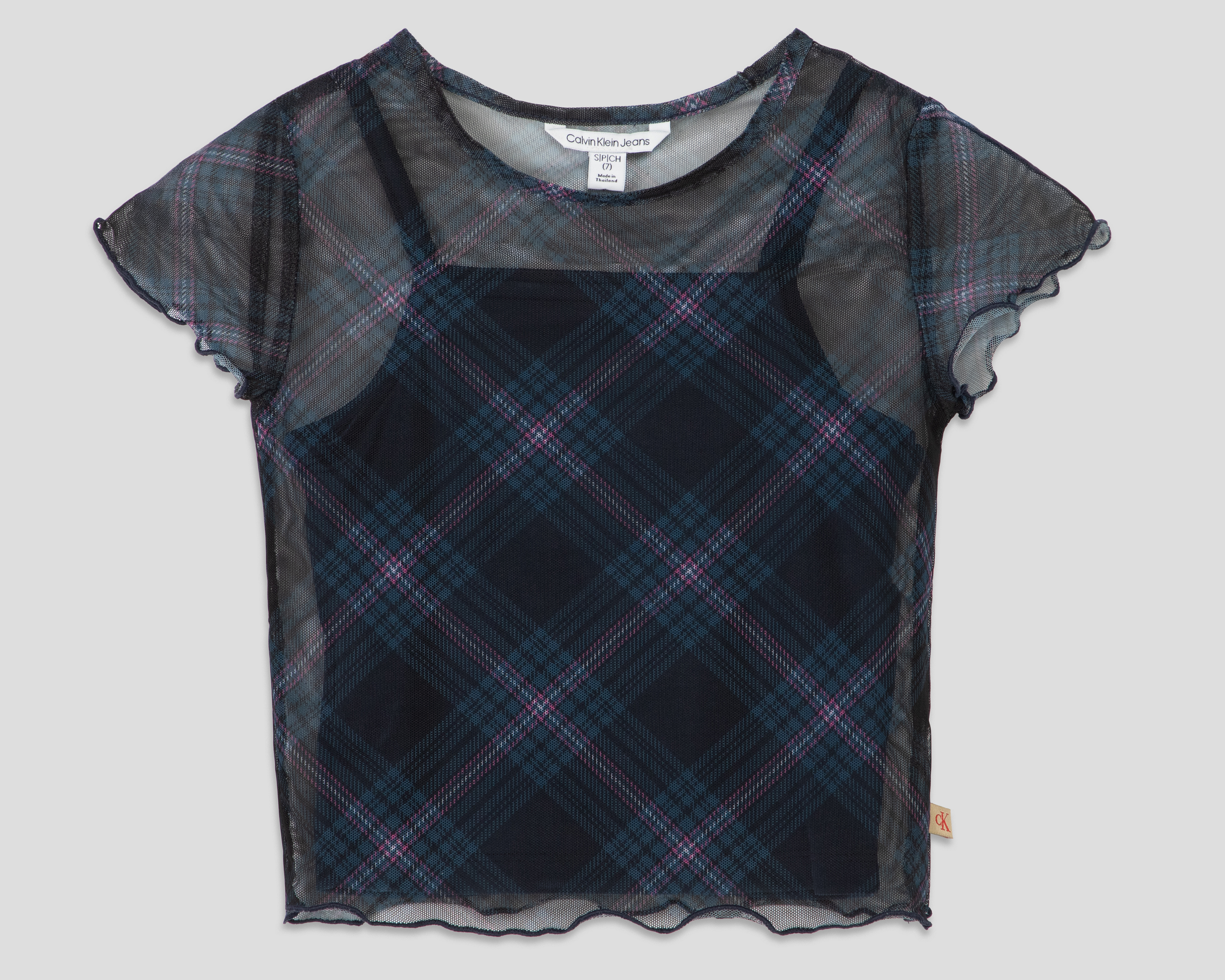 Foto 1 | Foto 1 | Blusa Cuello Redondo Negra Calvin Klein para Niña