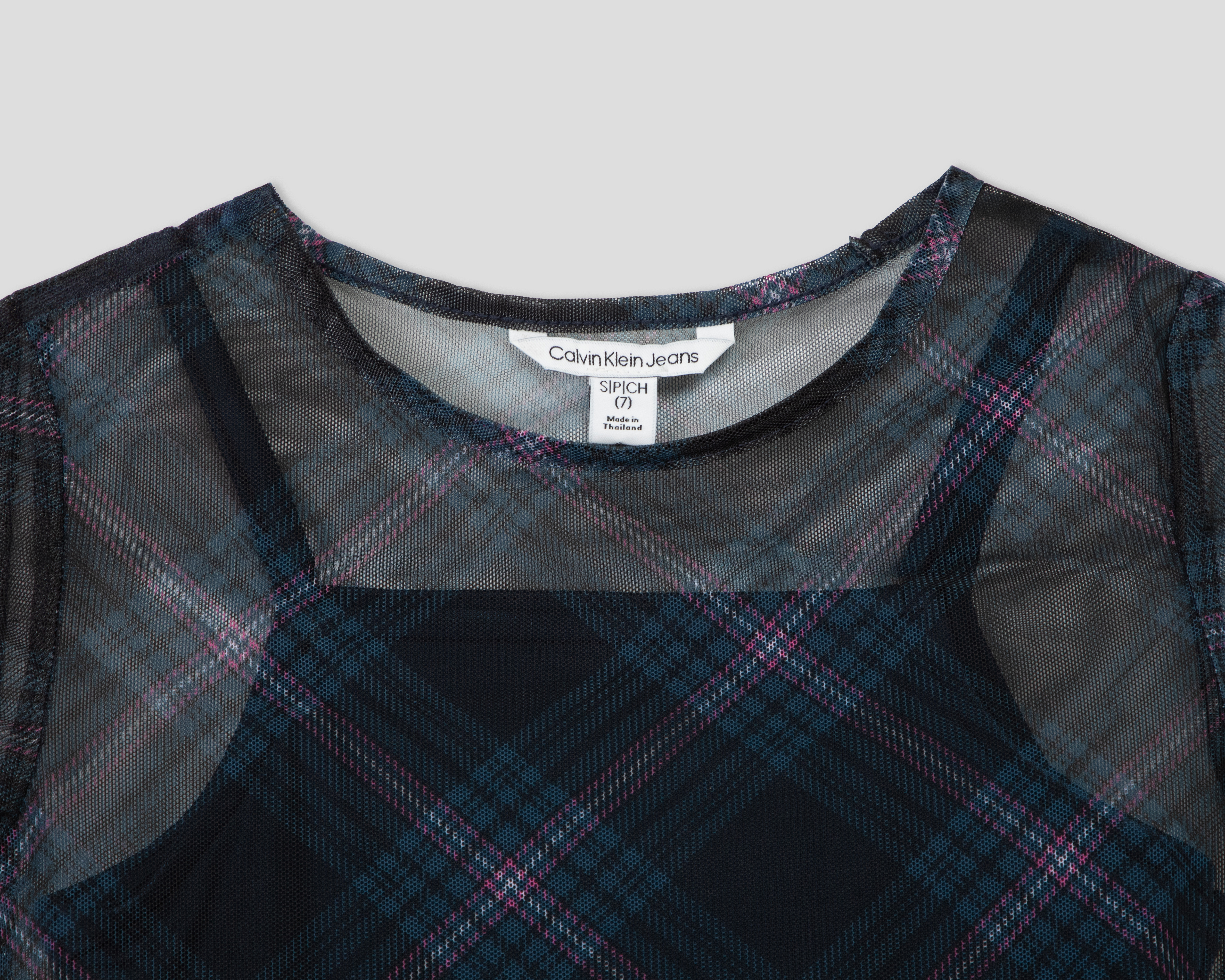 Foto 3 | Foto 3 | Blusa Cuello Redondo Negra Calvin Klein para Niña